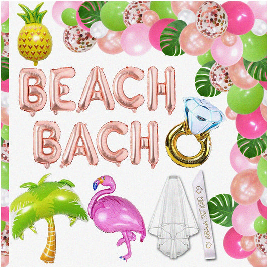 Tropical Bachelorette Bash Kit with Balloons and Decor