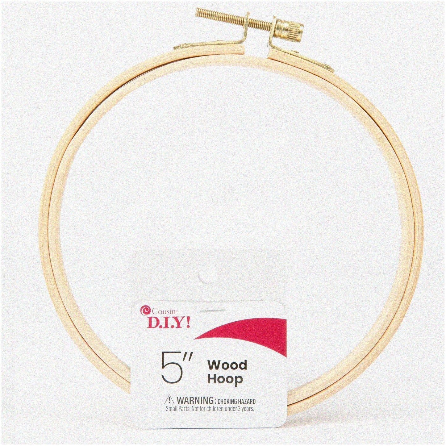 5-Inch Wooden Embroidery Hoop Kit for Needlecraft and Quilting
