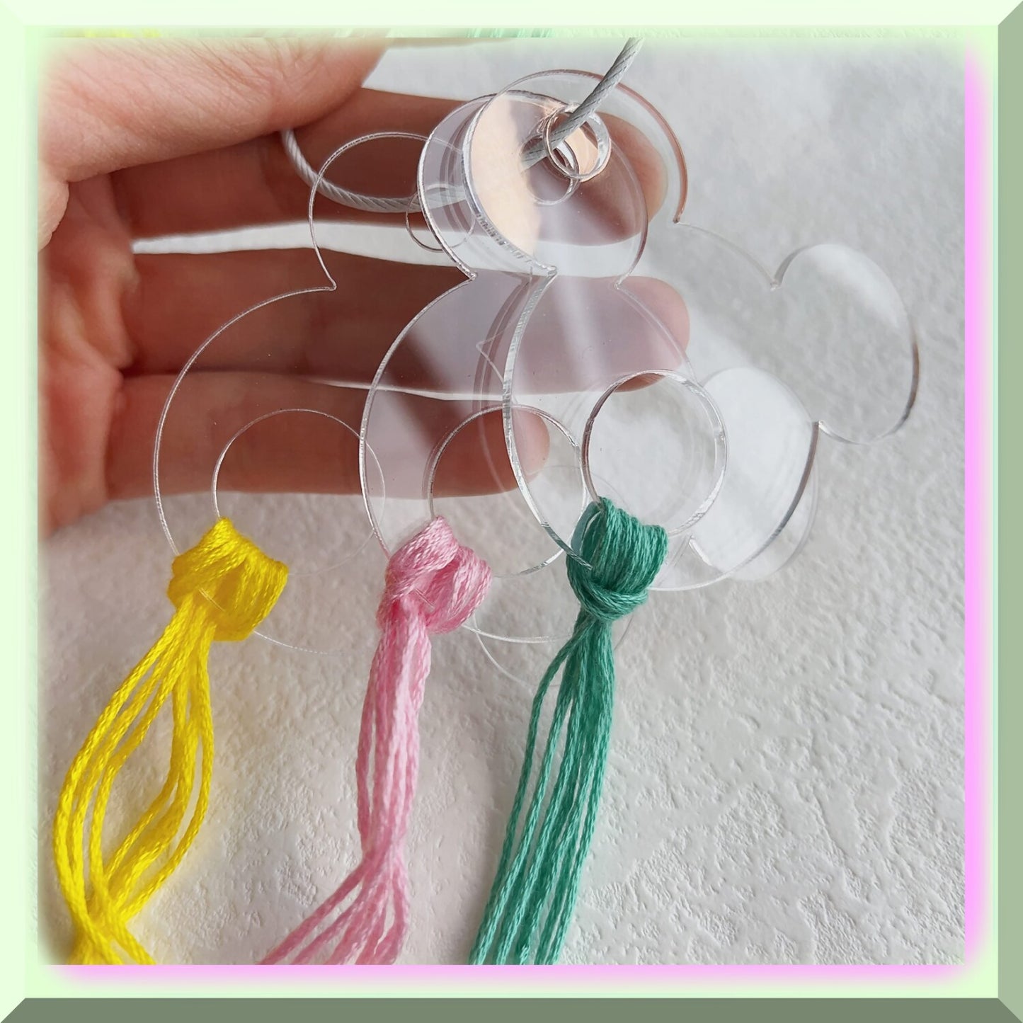 Thread Organizer and Storage Solution with Floss Drops