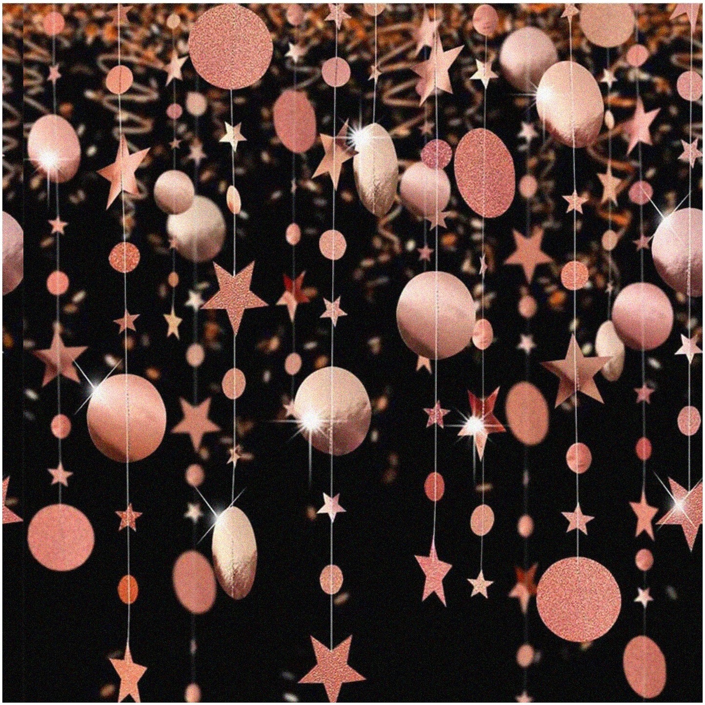 Shimmering Rose Gold Celebration Kit with Streamers