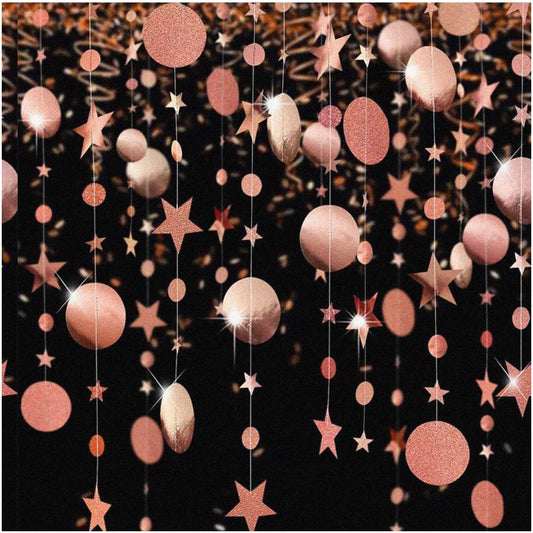 Shimmering Rose Gold Celebration Kit with Streamers