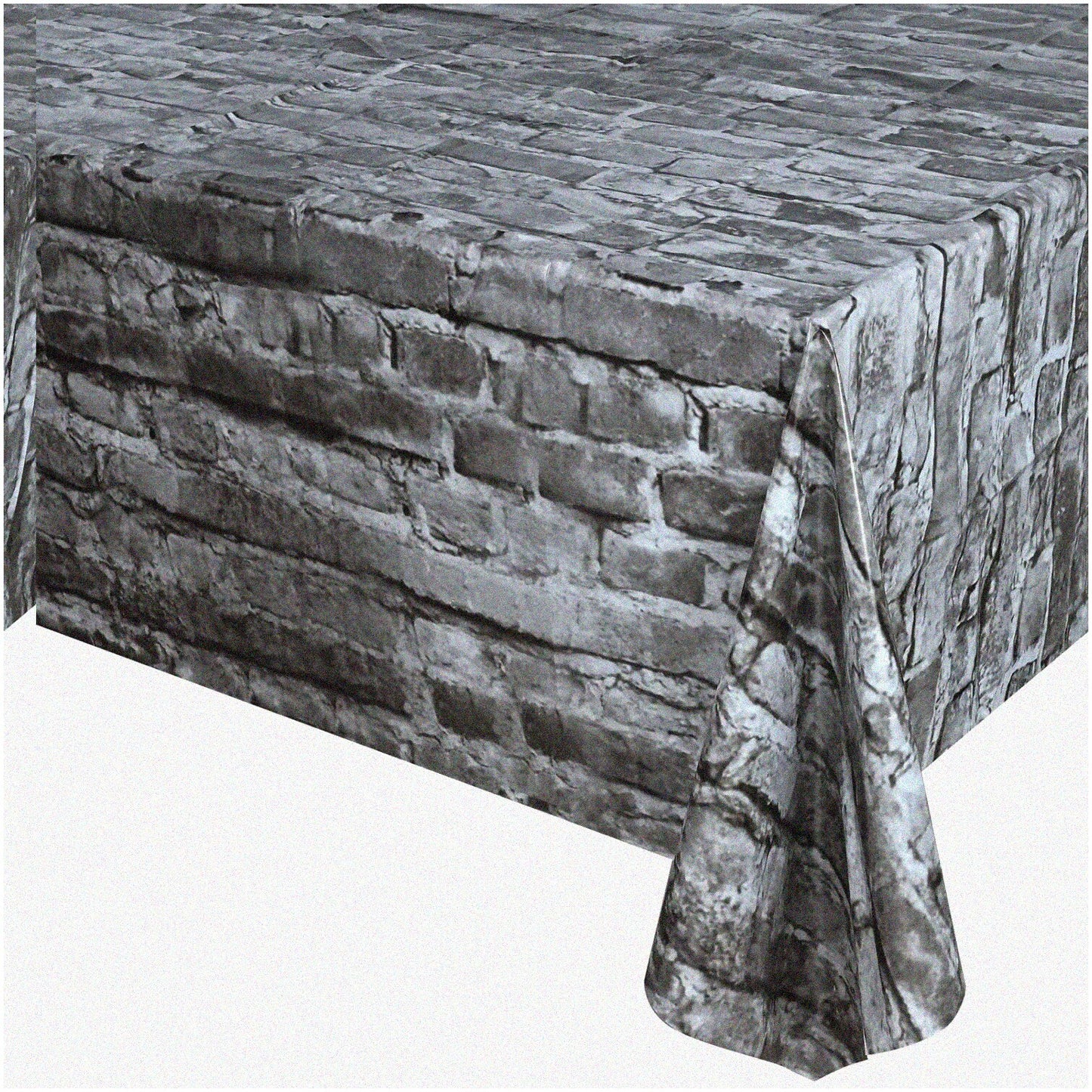 Medieval Knight's Feast Tablecloth Set 87x51 Inches