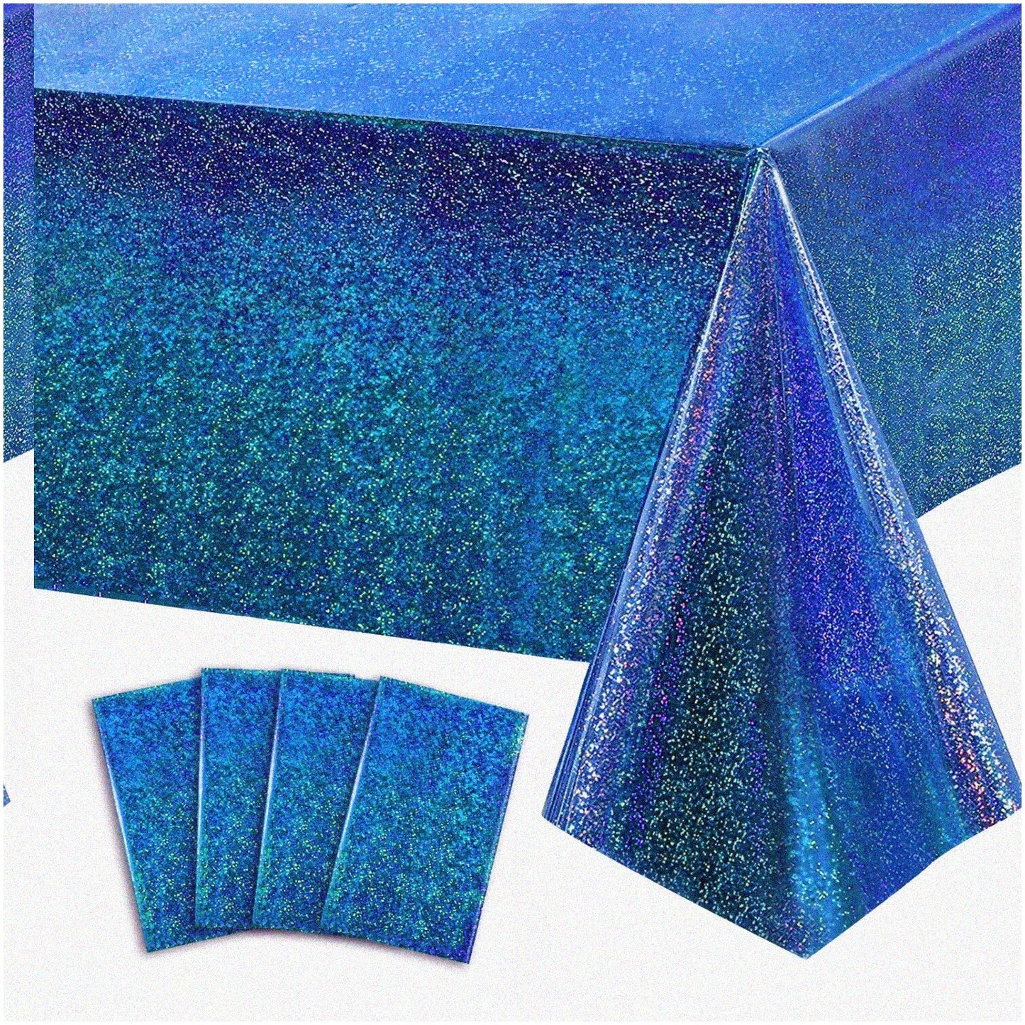 Teal Gold Celebration Kit with Pom Poms, Fans, Lanterns