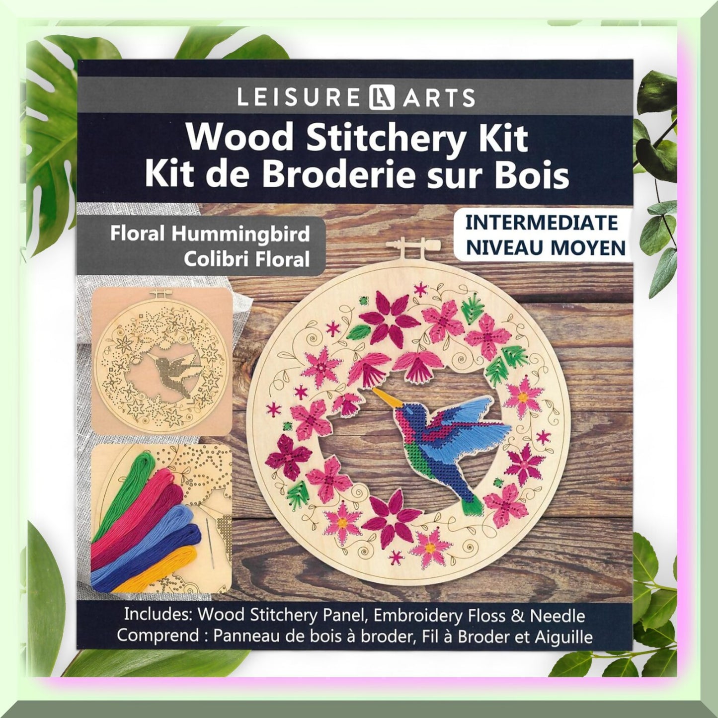 Floral Hummingbird String Art Kit for Teens and Adults
