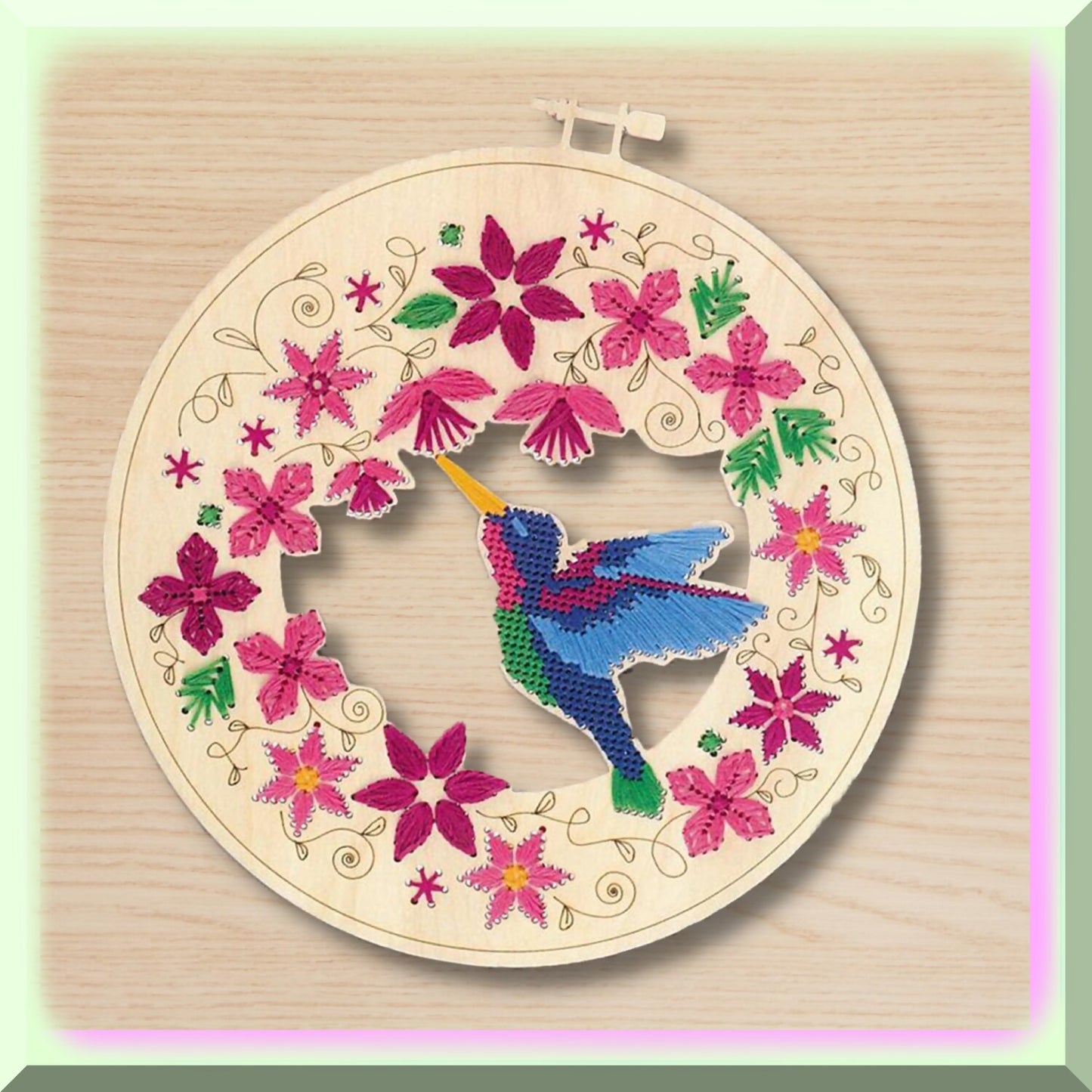 Floral Hummingbird String Art Kit for Teens and Adults