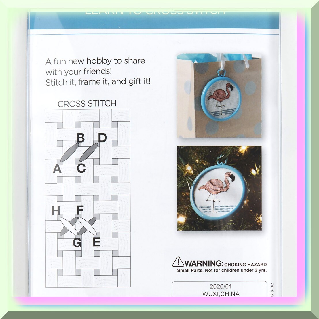 Adorable Cross Stitch Kit for Beginners with Hedgehog Design