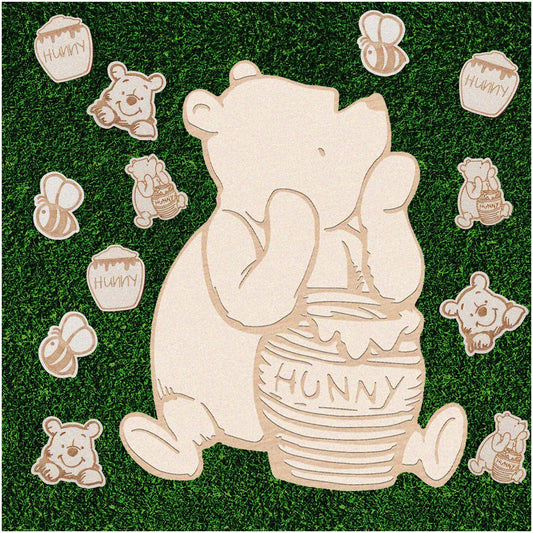 Winter Wonderland Sweater Cutouts Set 60 Pcs