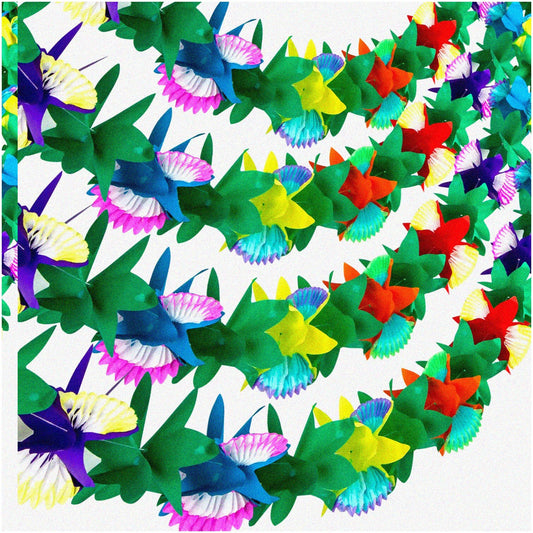 Hibiscus Fiesta Garland 4PCS Tropical Party Decorations