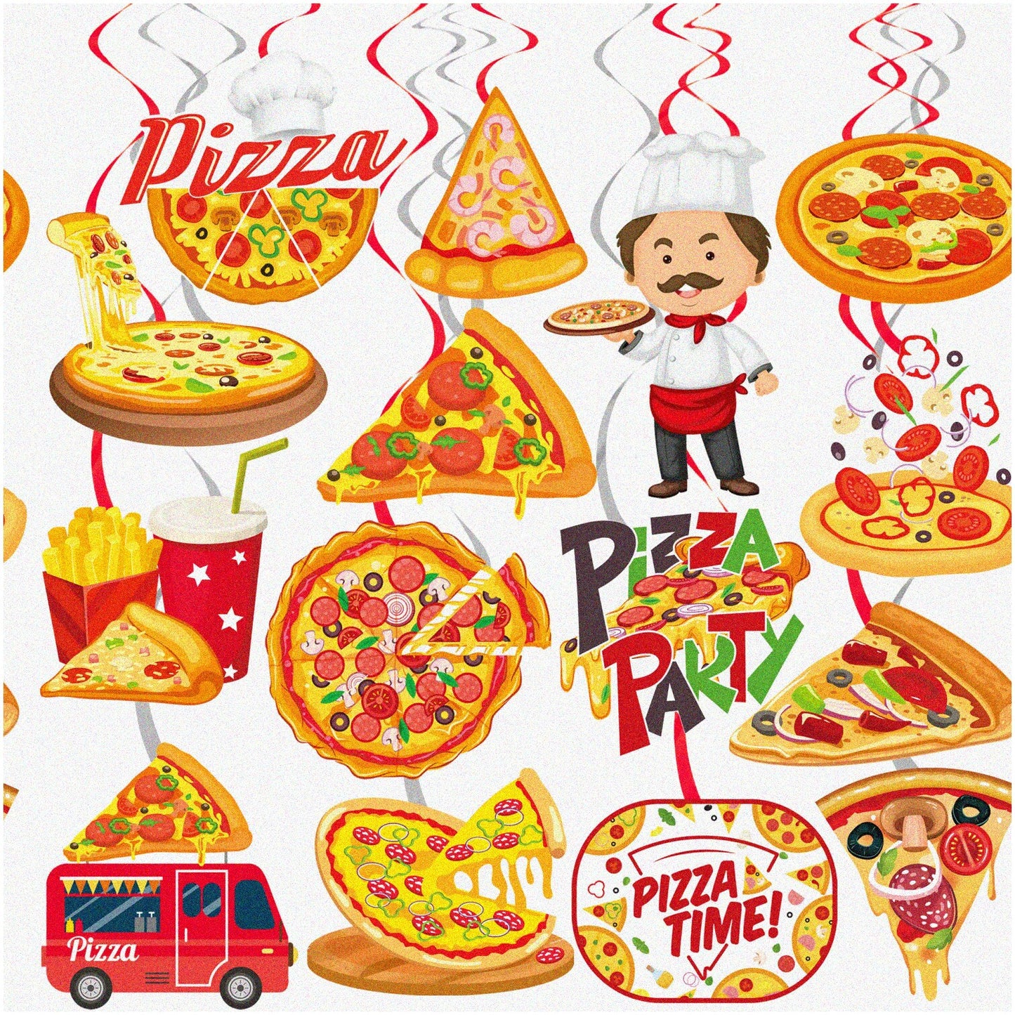 Black and Gold Retirement Party Decorations Set