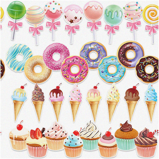 Candy-Themed Party Decorations Set, 32 Pieces