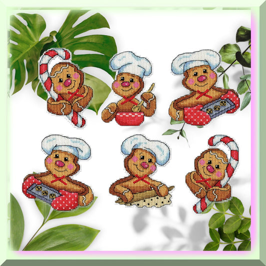 Festive Cross Stitch Ornament Kit