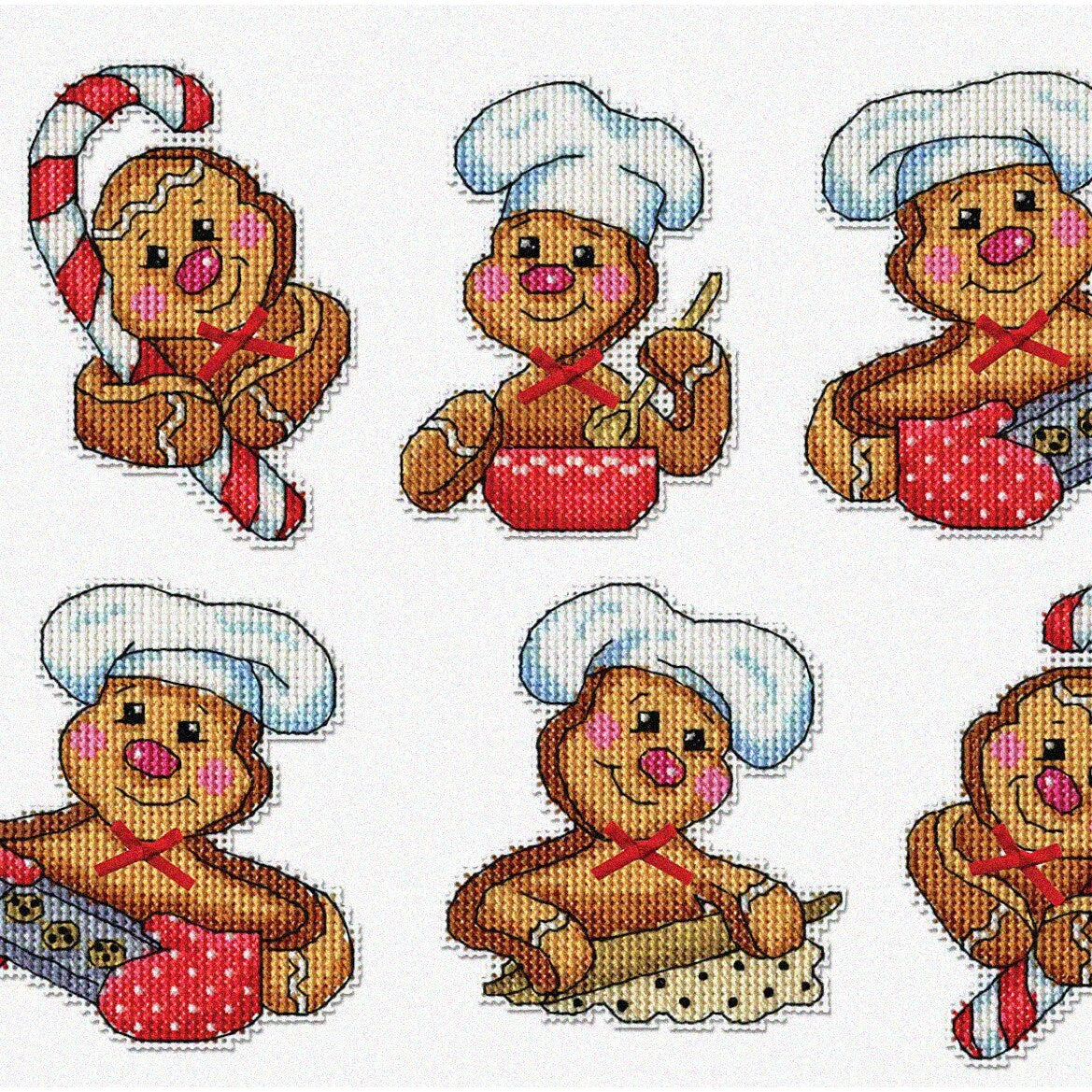 Festive Cross Stitch Ornament Kit for Holiday Decor