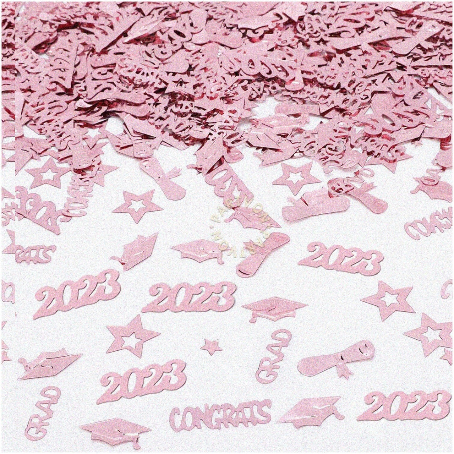 Rose Gold Graduation Confetti 1.5oz for Parties