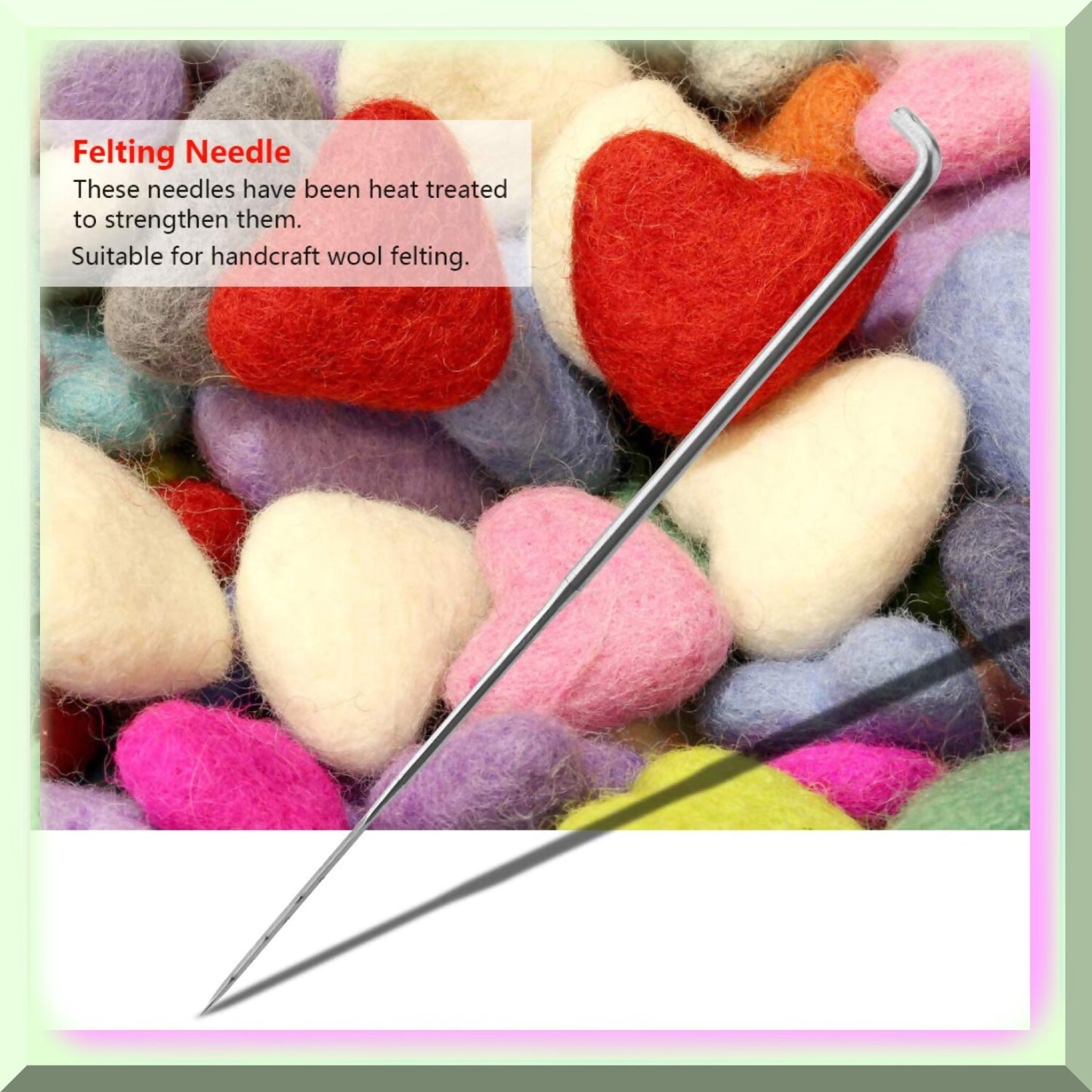 Needle Felting Kit with Wool Needles and Supplies