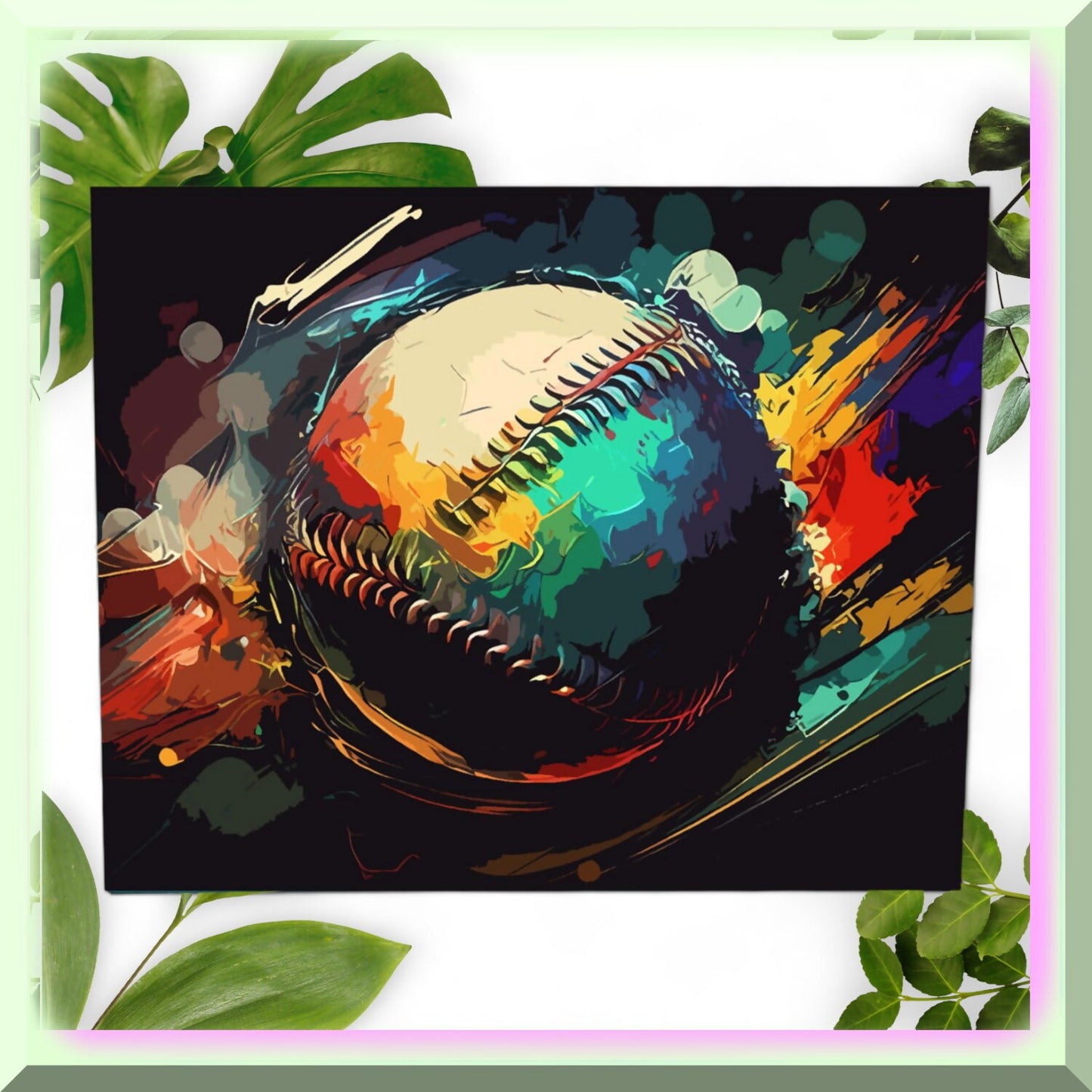 Rustic Rugby Masterpiece DIY Watercolor Painting Kit