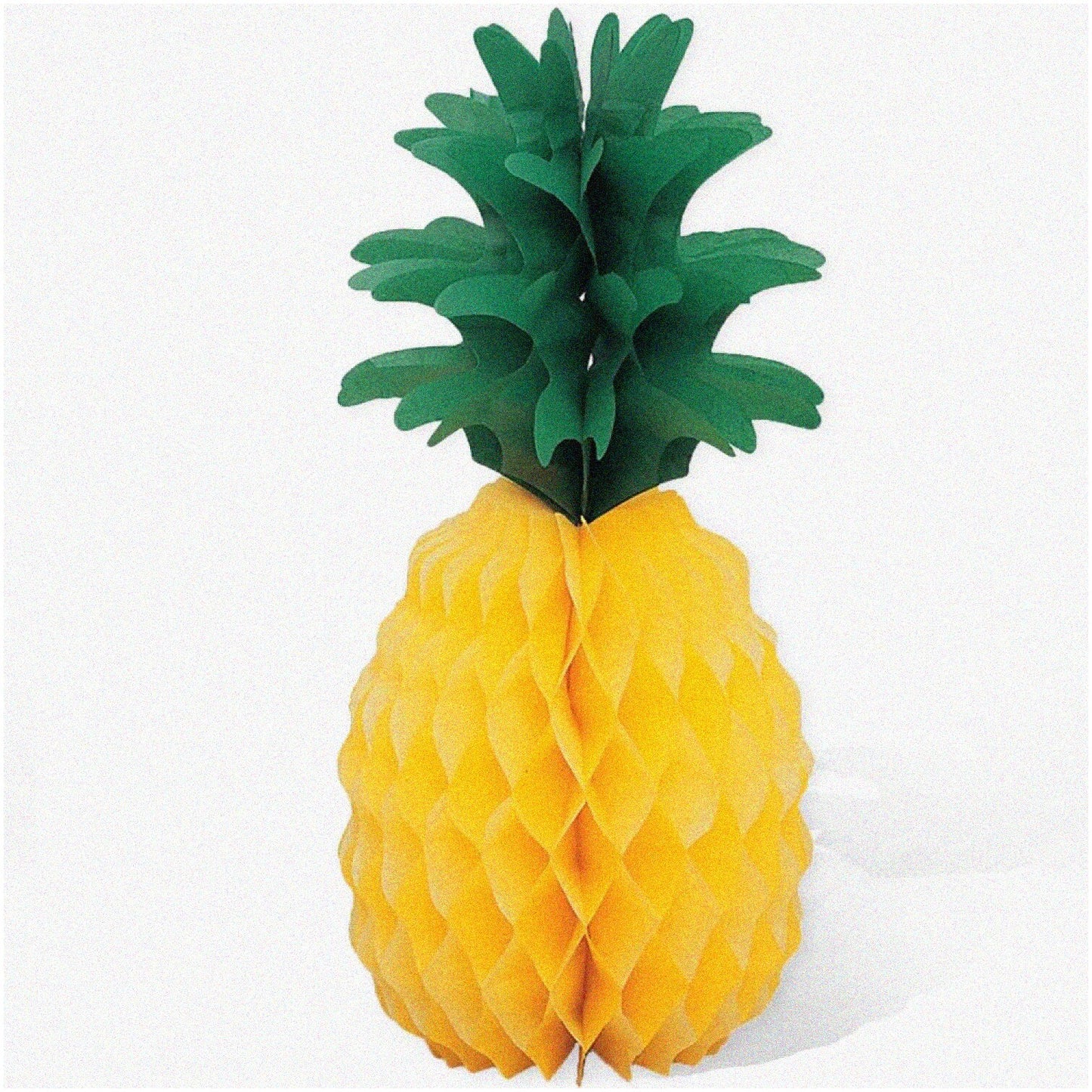 Tropical Pineapple Honeycomb Decoration 14"