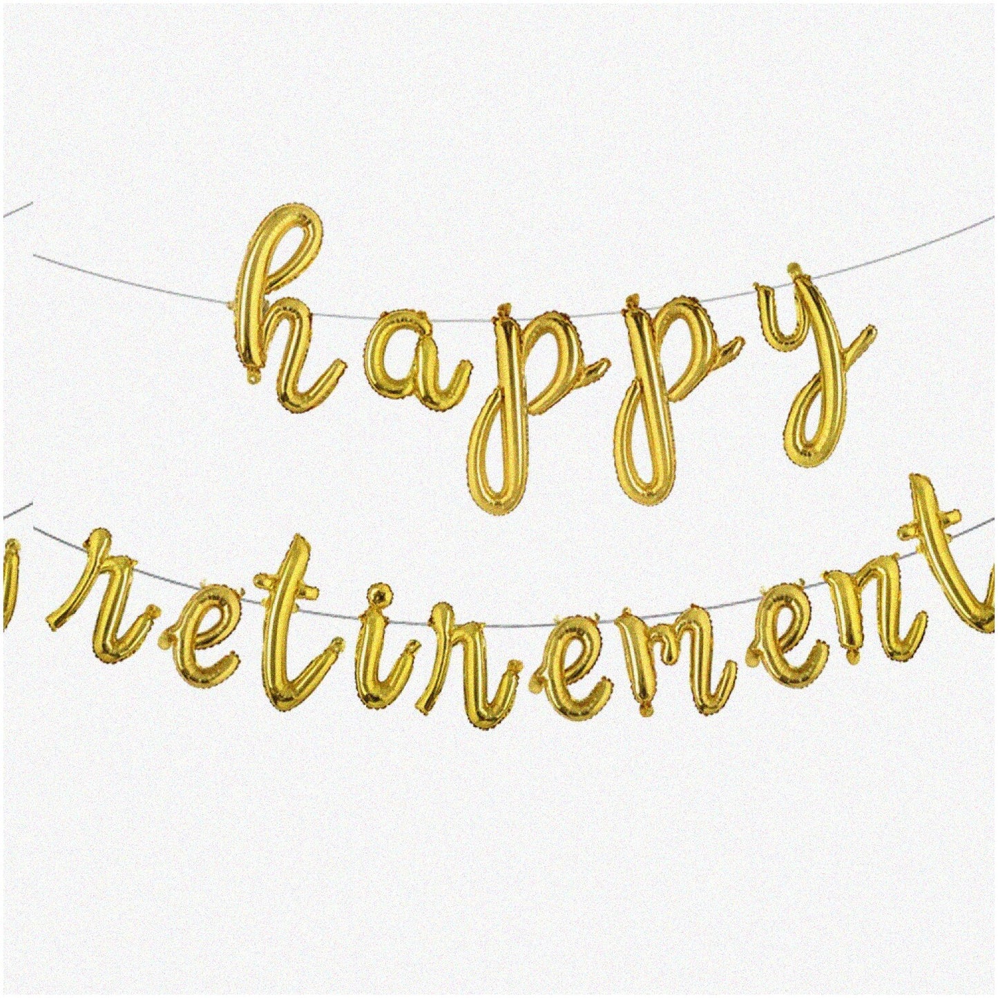Retirement Celebration Kit with 15 Aluminum Balloons