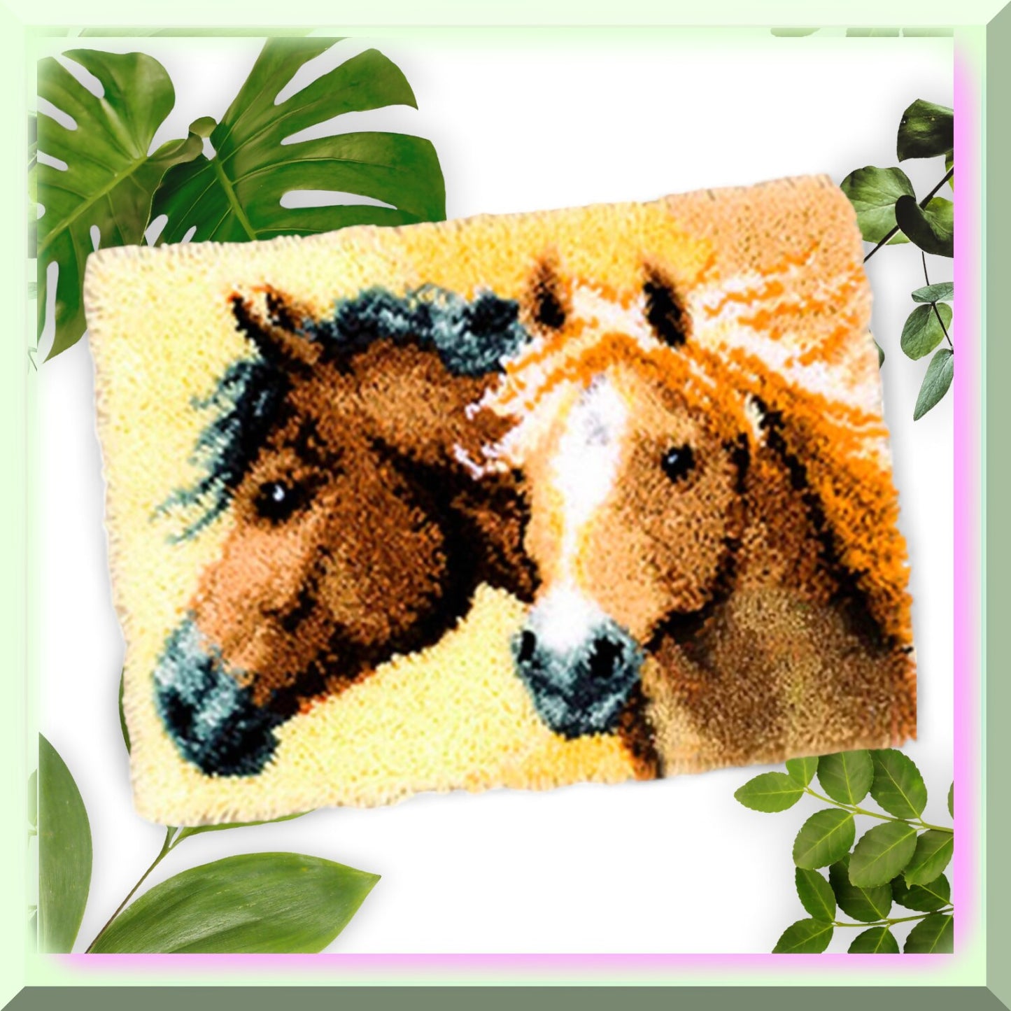 DIY Latch Hook Rug Kit for Creative Crafts