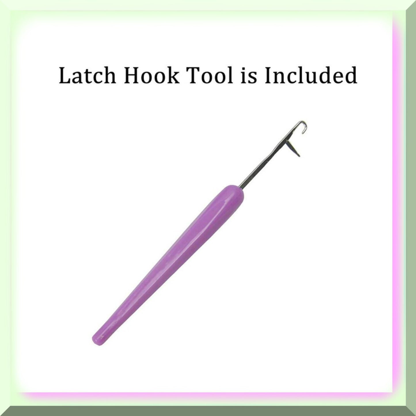 DIY Latch Hook Rug Kit for Creative Crafts