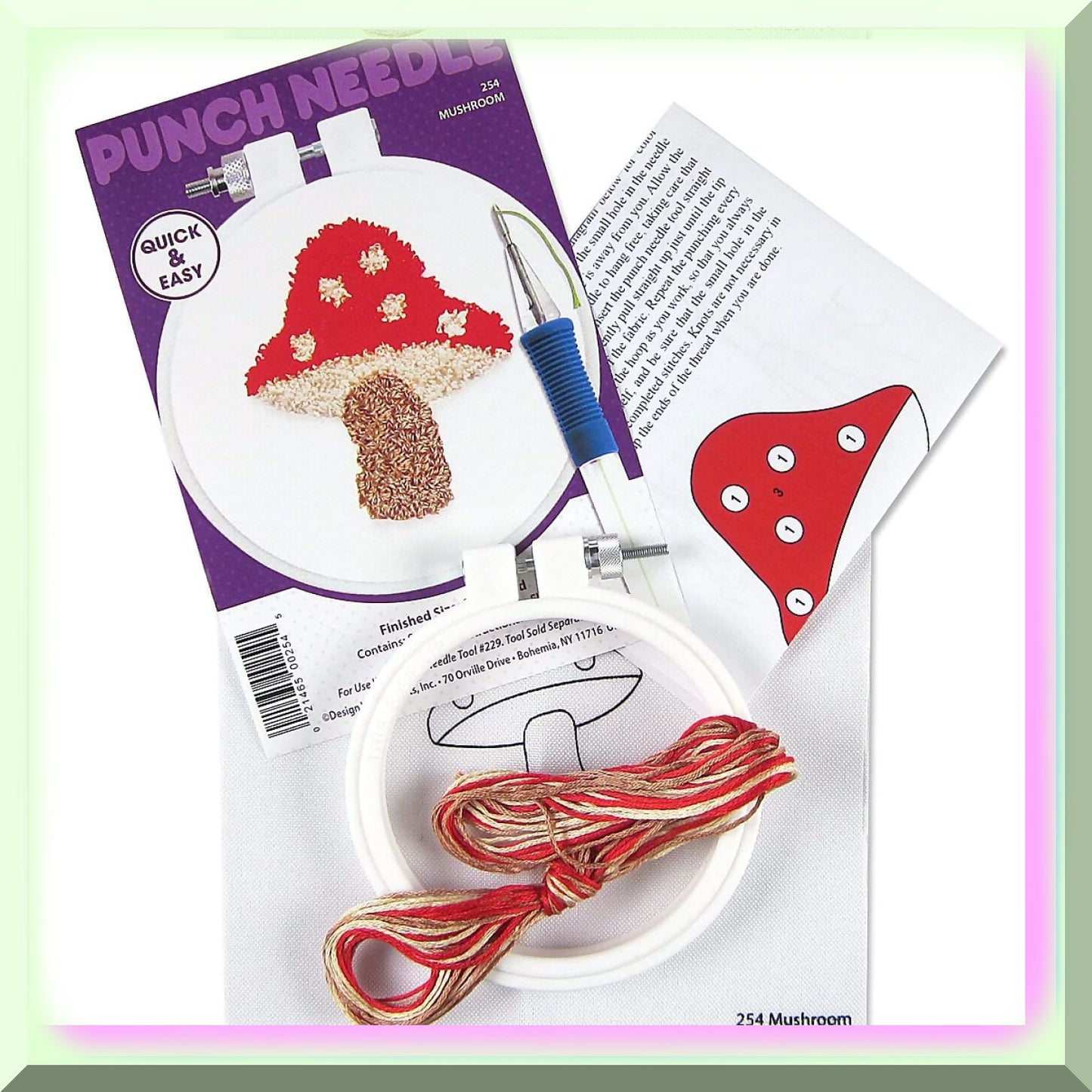 DIY Needle Kit for 3.5-Inch Hoop Art Crafting