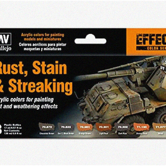 RustAway Pro Metal Rust Stain and Streaking Set 8 Colors