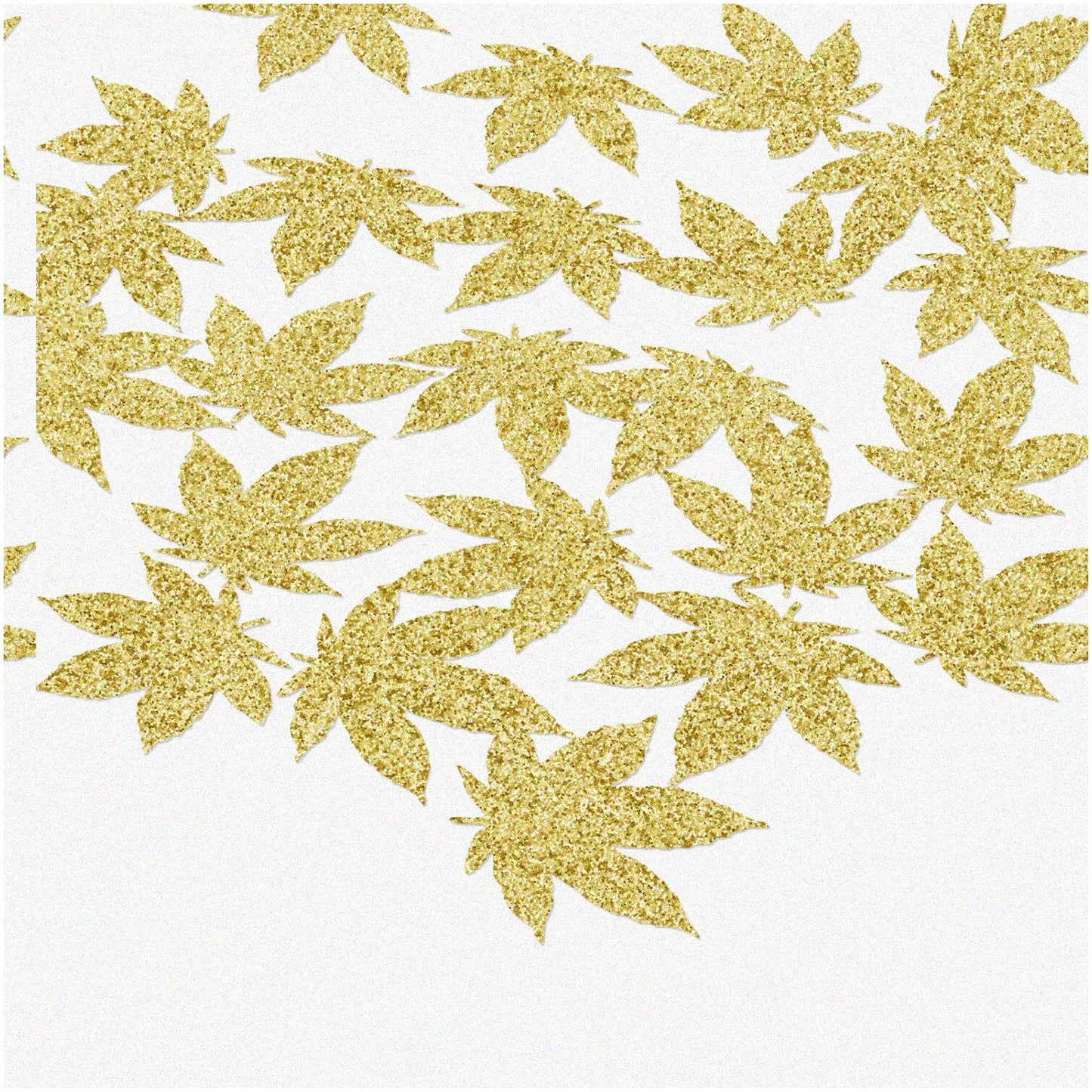 Marijuana Leaf Confetti Party Decorations 50 pcs