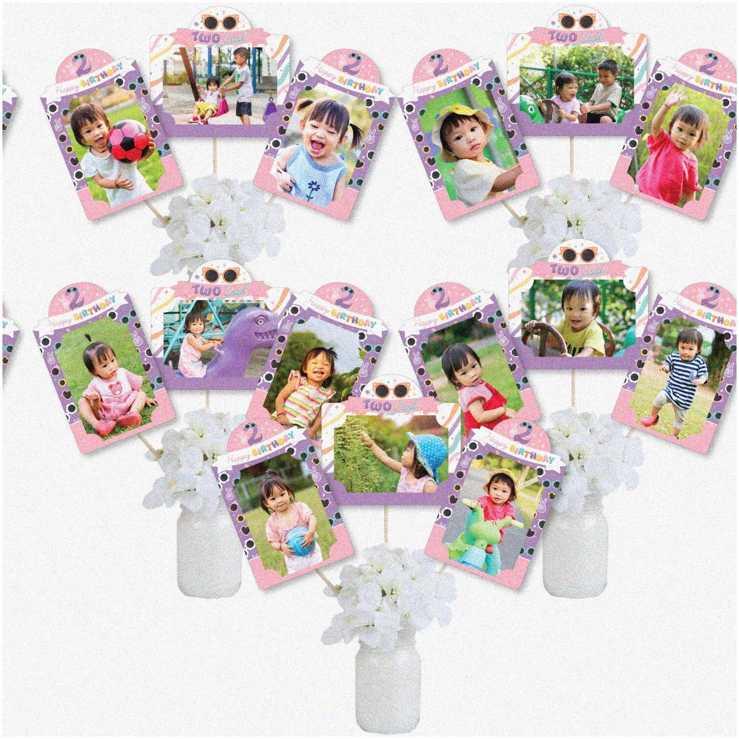 Pastel Princess Party Photo Props 15 Piece Set