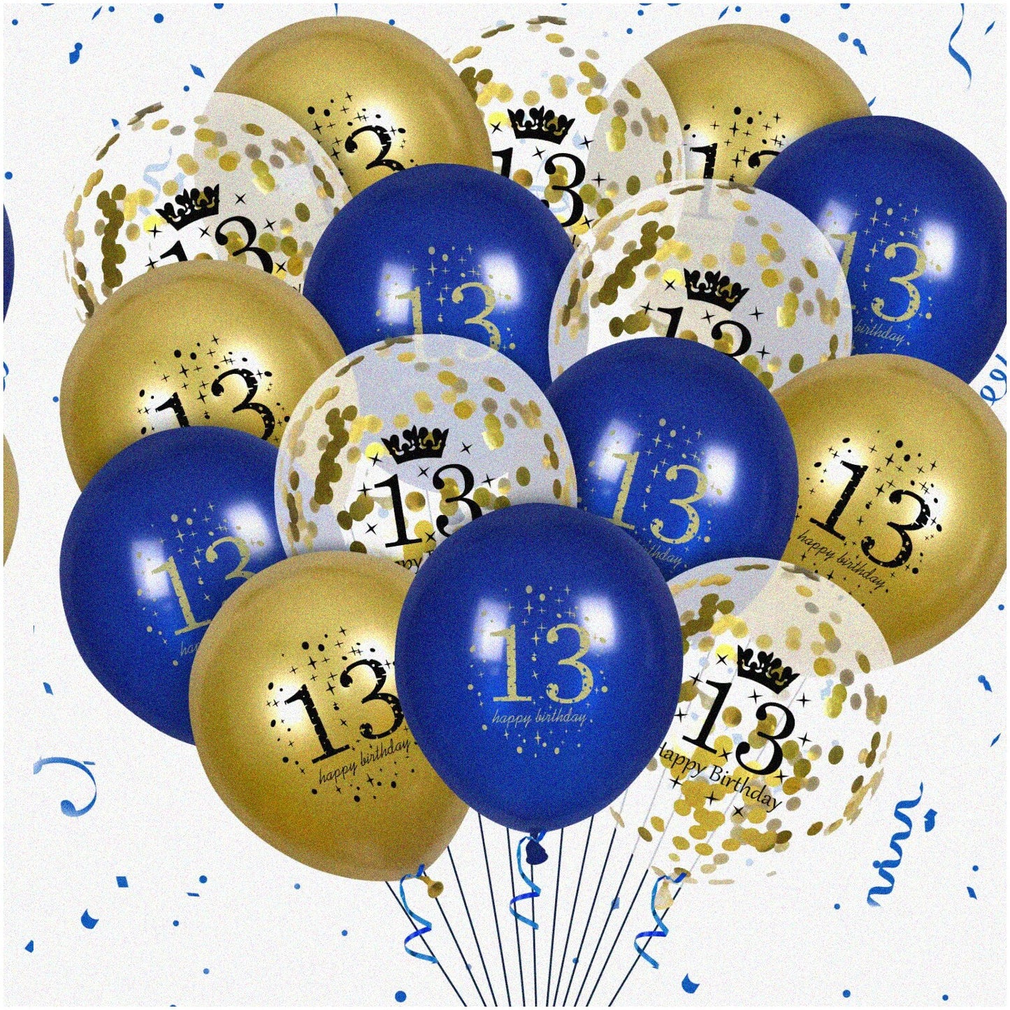 EcoGlow Mini Balloons 144 pcs Metallic Chrome 5 Inch