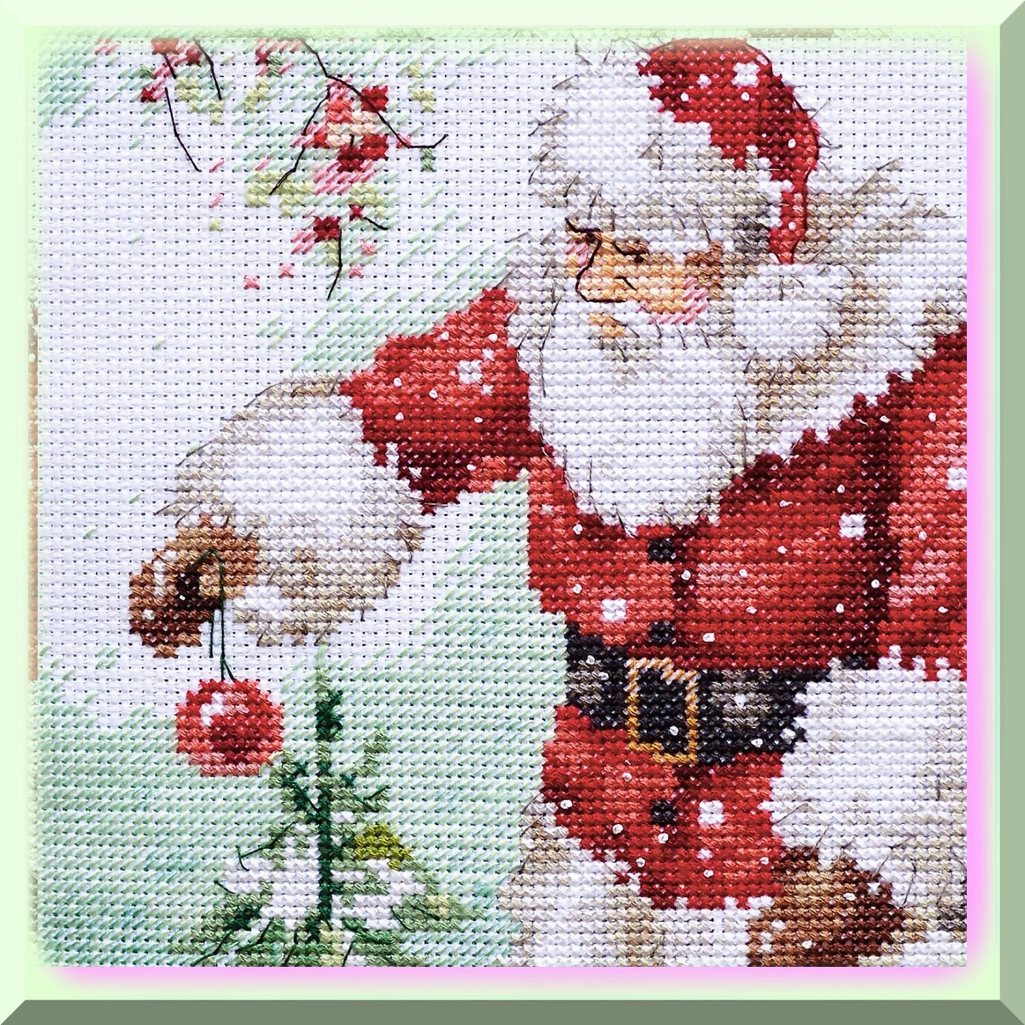 Personalized Cross Stitch Stocking Kit for Holiday Decor