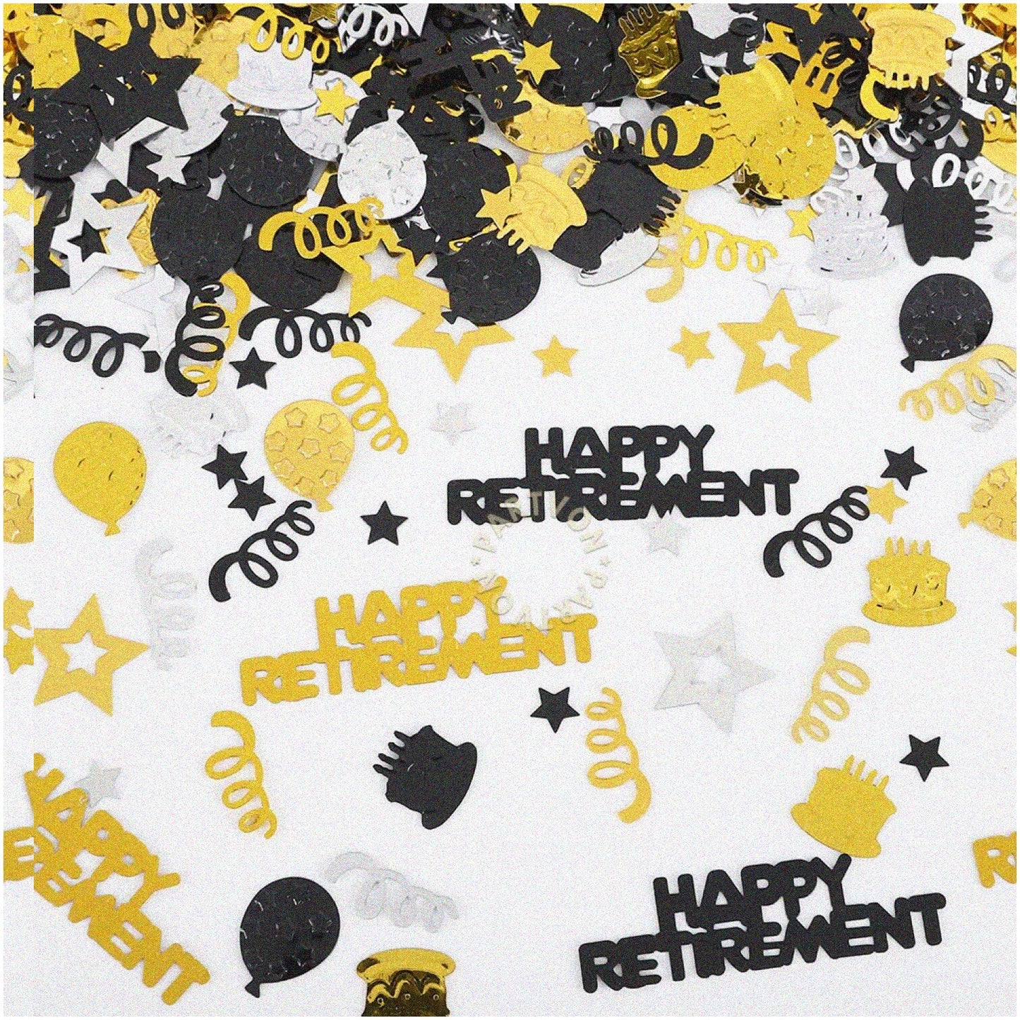 Golden Retirement Celebration Confetti, 1.6 oz