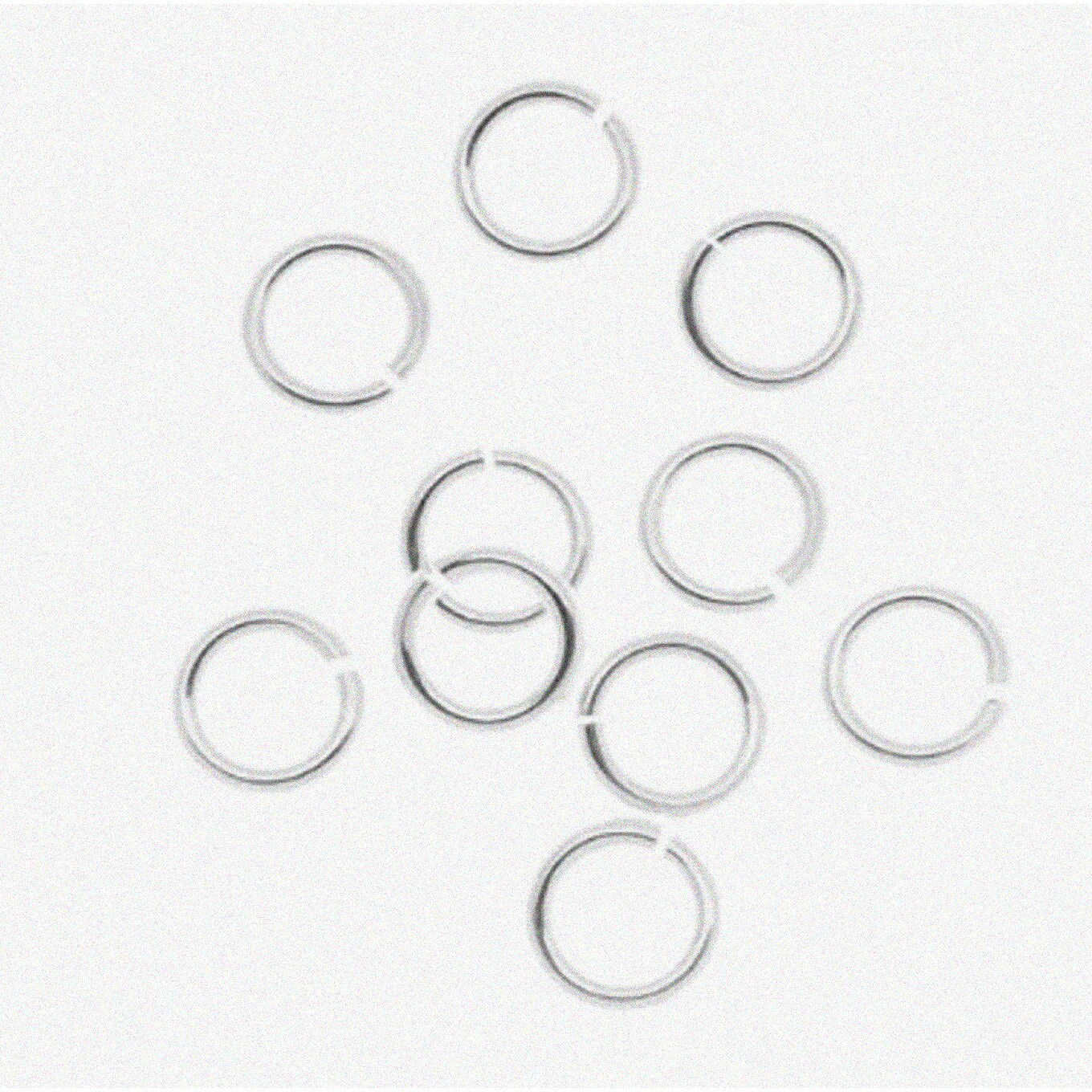 Sterling Silver Jump Rings 4mm 50pcs