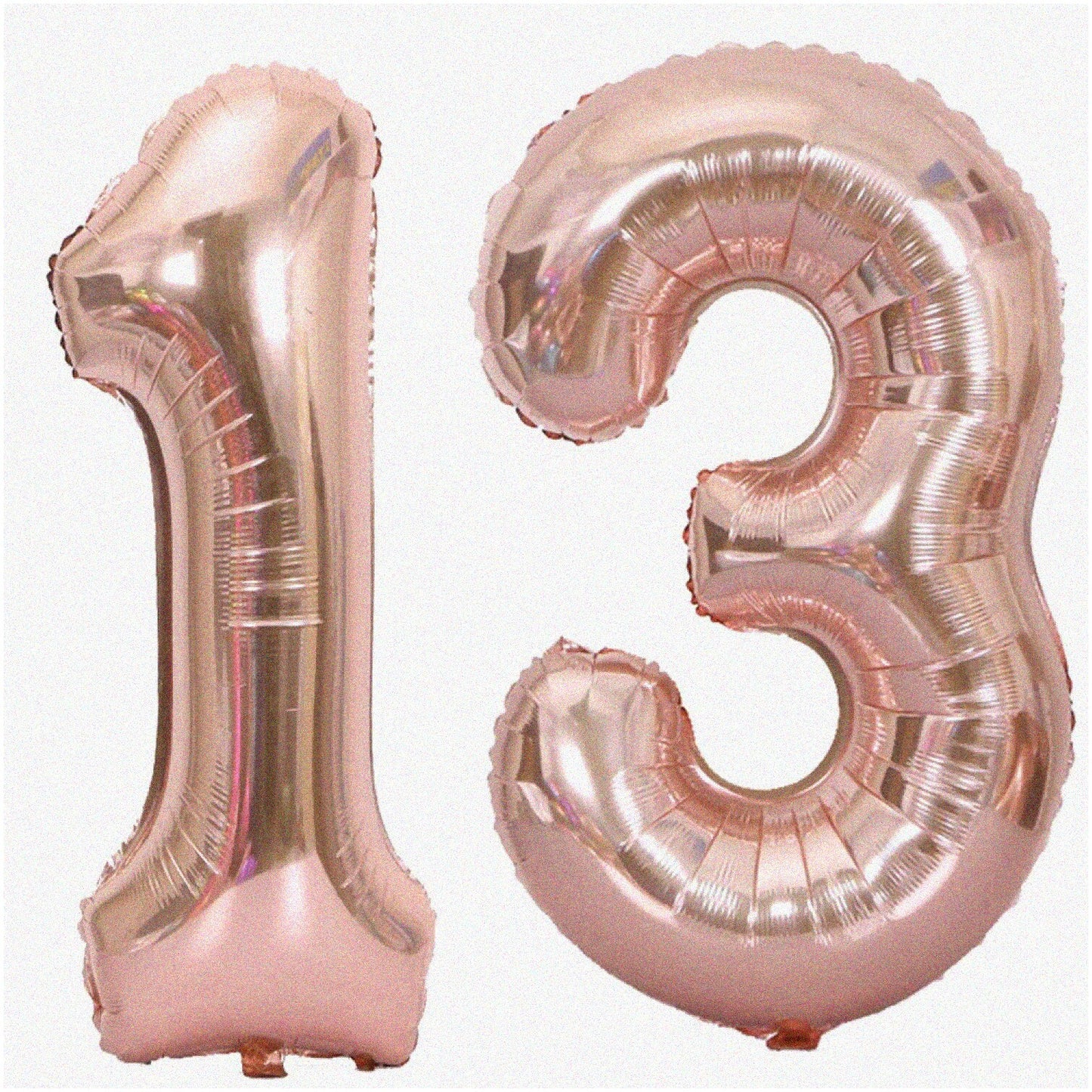 Rose Gold 13th Birthday Number 13 Balloons 40 Inch