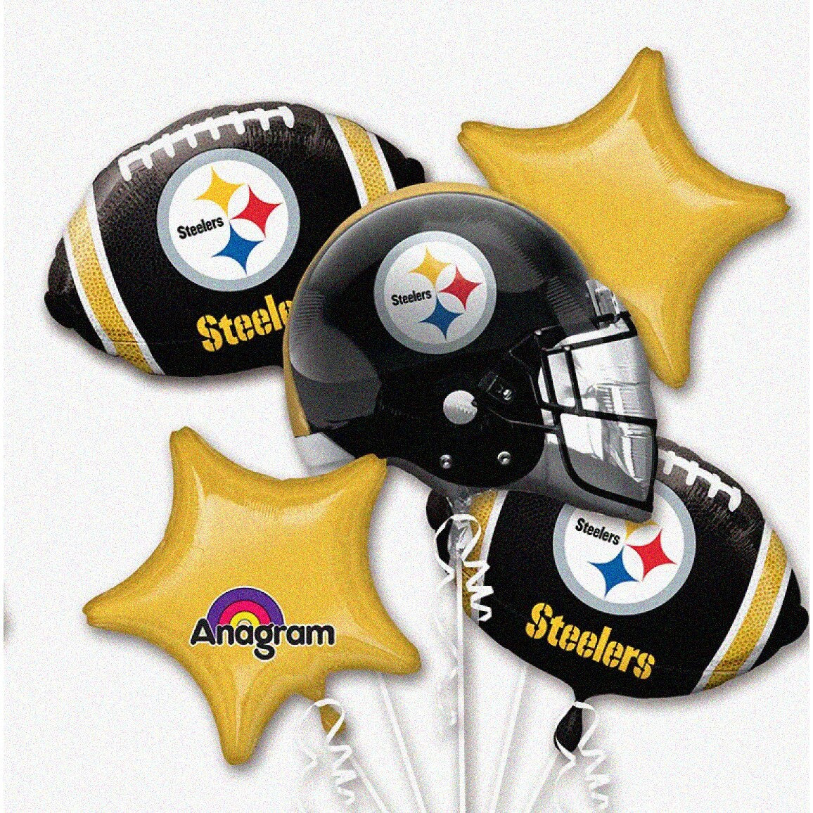 Steelers Multicolor Balloon Bouquet - One Size