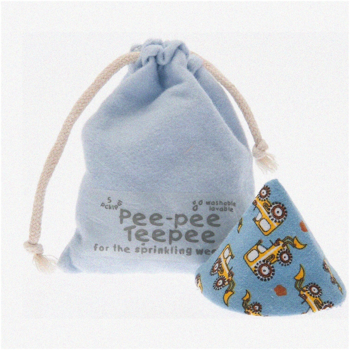 Diggy Laundry Bag with 5 Pee-Pee Teepees