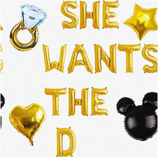 Rose Gold Divorce Party Decorations Kit