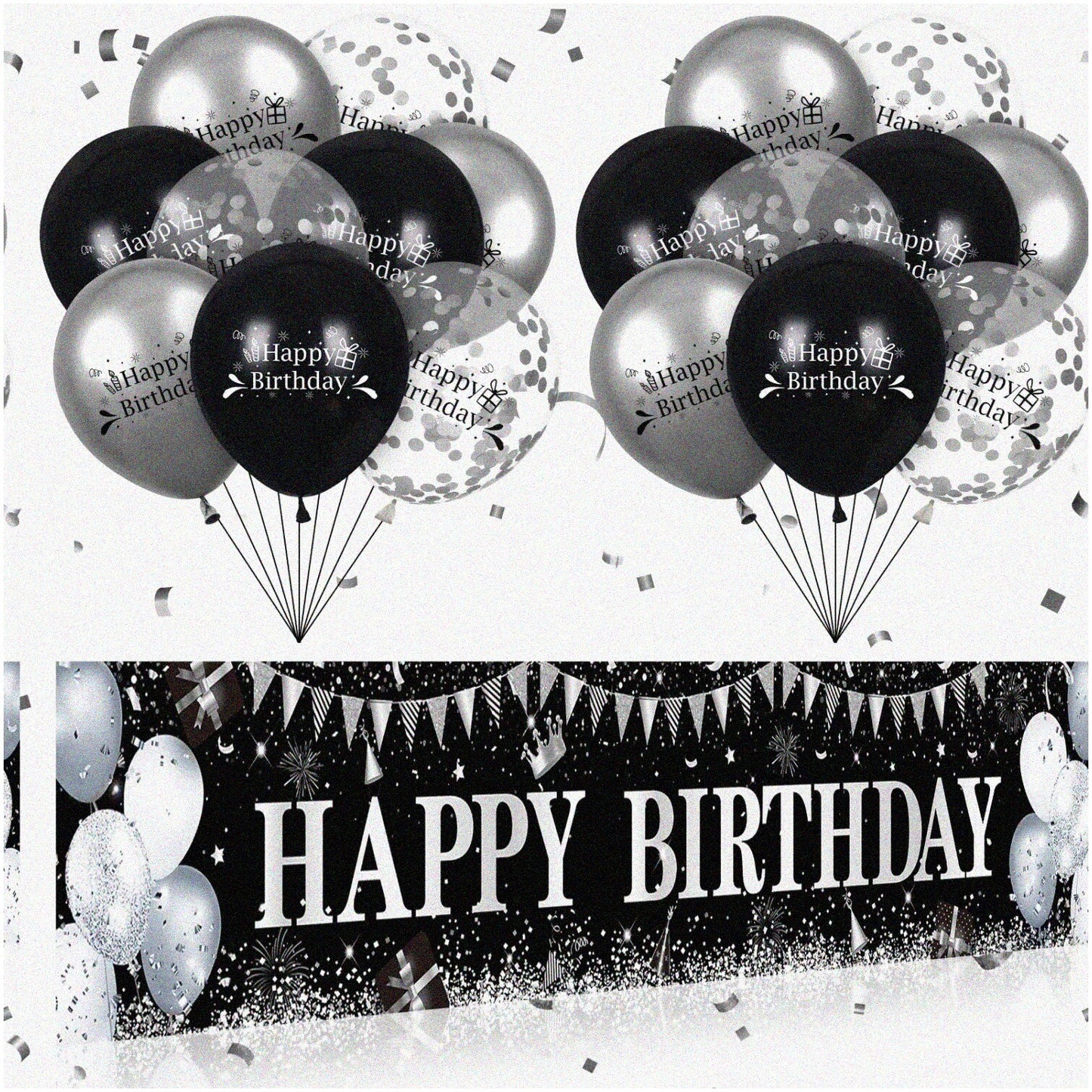 Sparkling Silver 11th Birthday Celebration Sticks 12-Pack