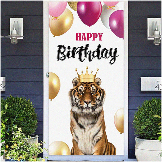 Wild Safari Tiger Photo Booth Kit 72-inch Banner