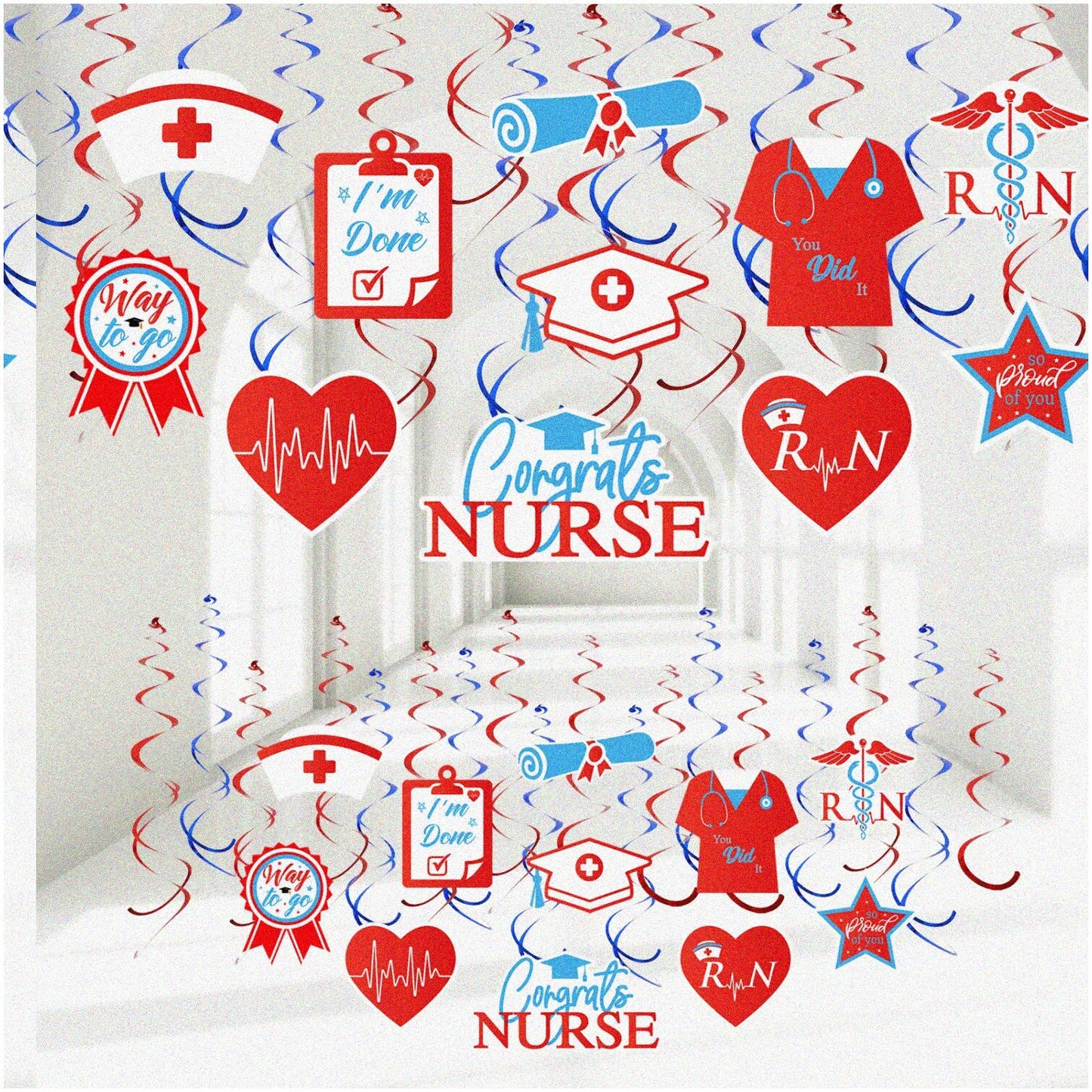 Monochrome Black White Silver Tissue Pom Poms 12 pcs