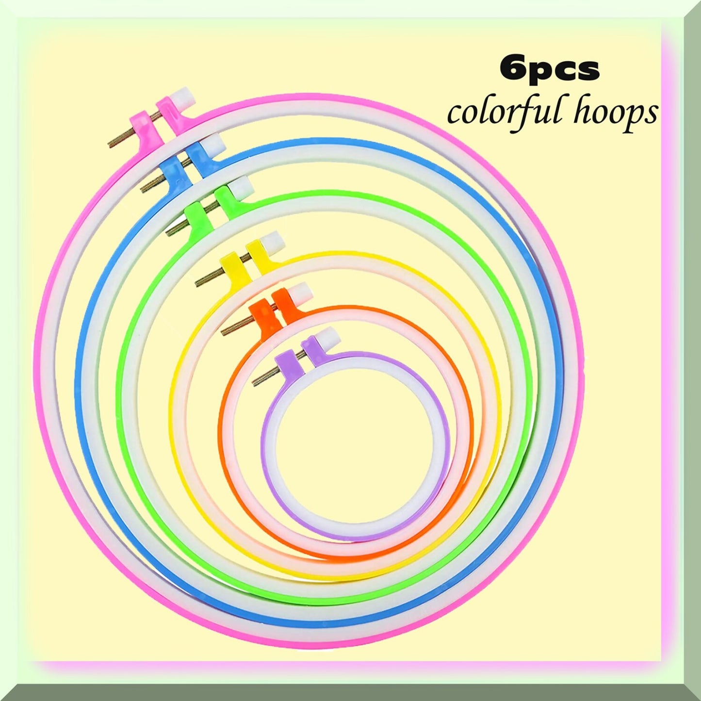 Complete Embroidery Kit with 141 Pcs, Vibrant Threads, Hoops, and Tools