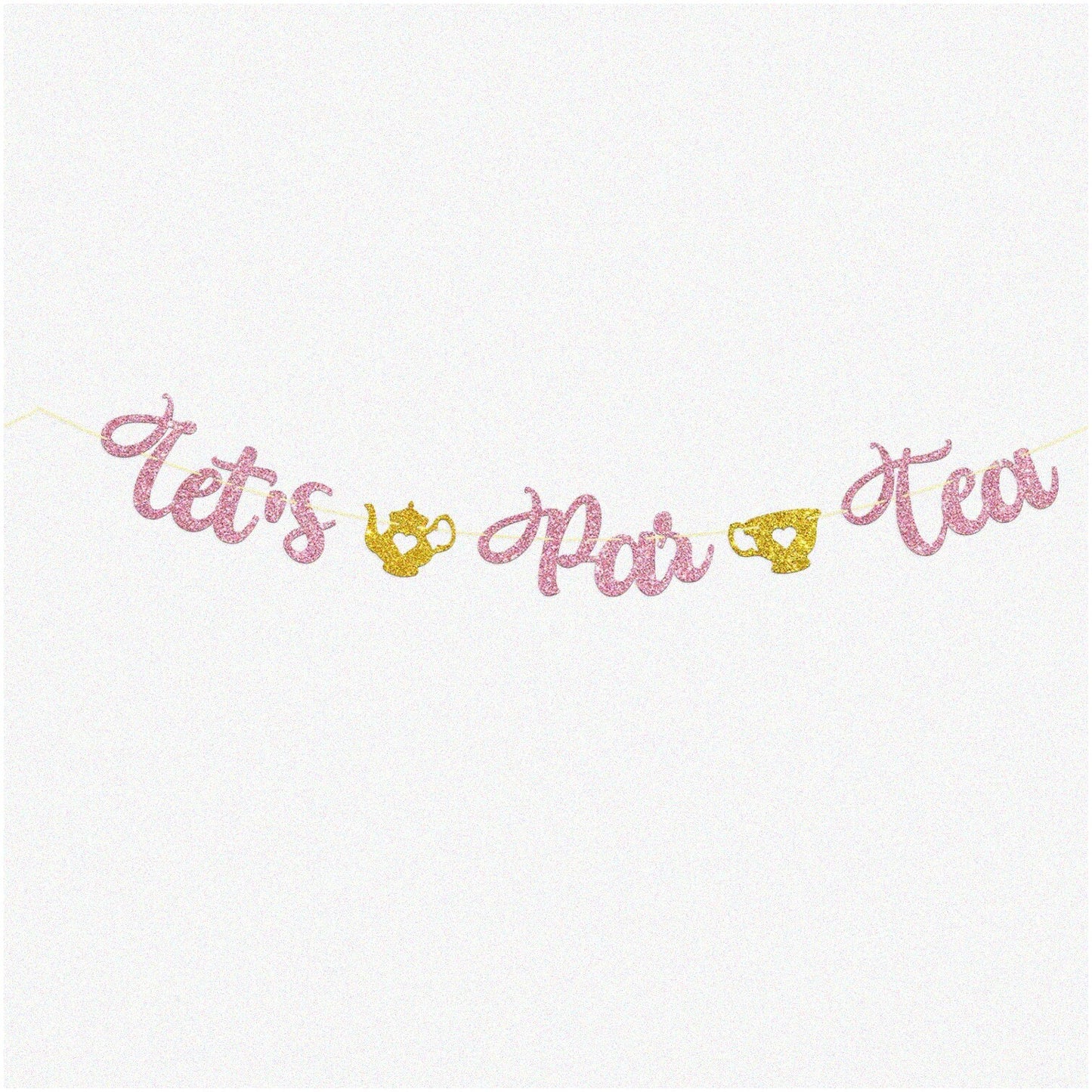 Tea Party Decorations Set with Banner and Bunting