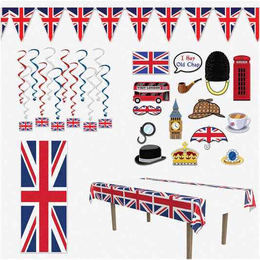 30-Piece UK Decorations Bundle for Celebrations