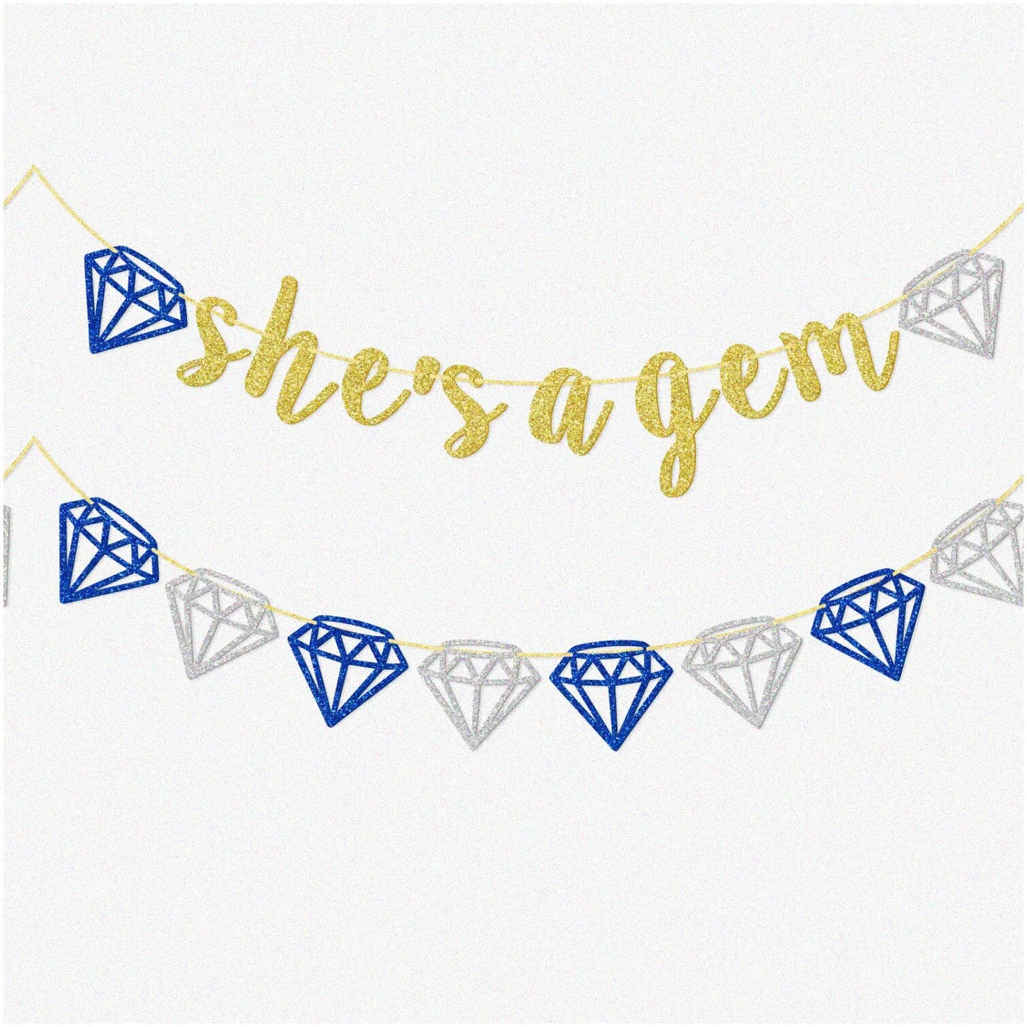 8-Pack Silver Metallic Fringe Garland