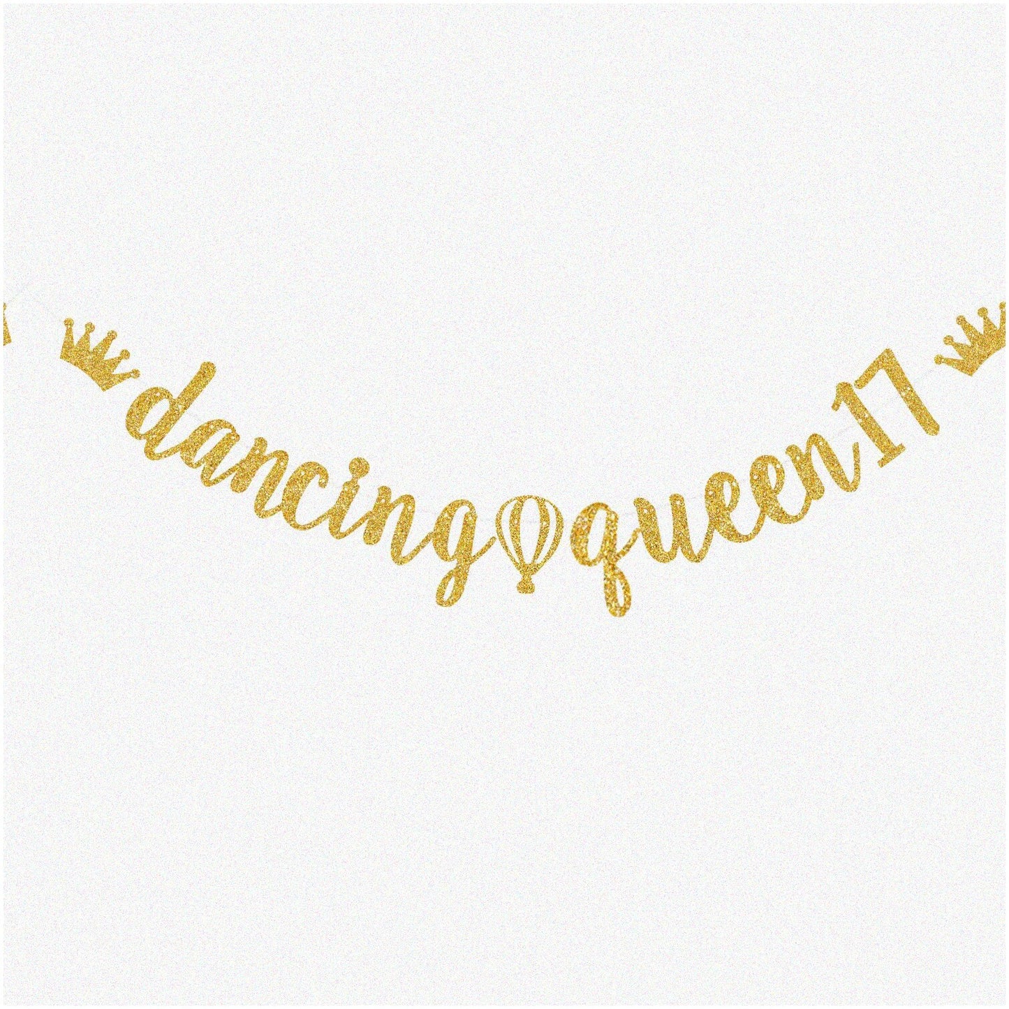 Golden Sweet 17 Celebration Kit with Banners and Bunting