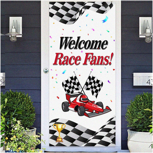 Race Day Photo Booth Props and Backdrop Set
