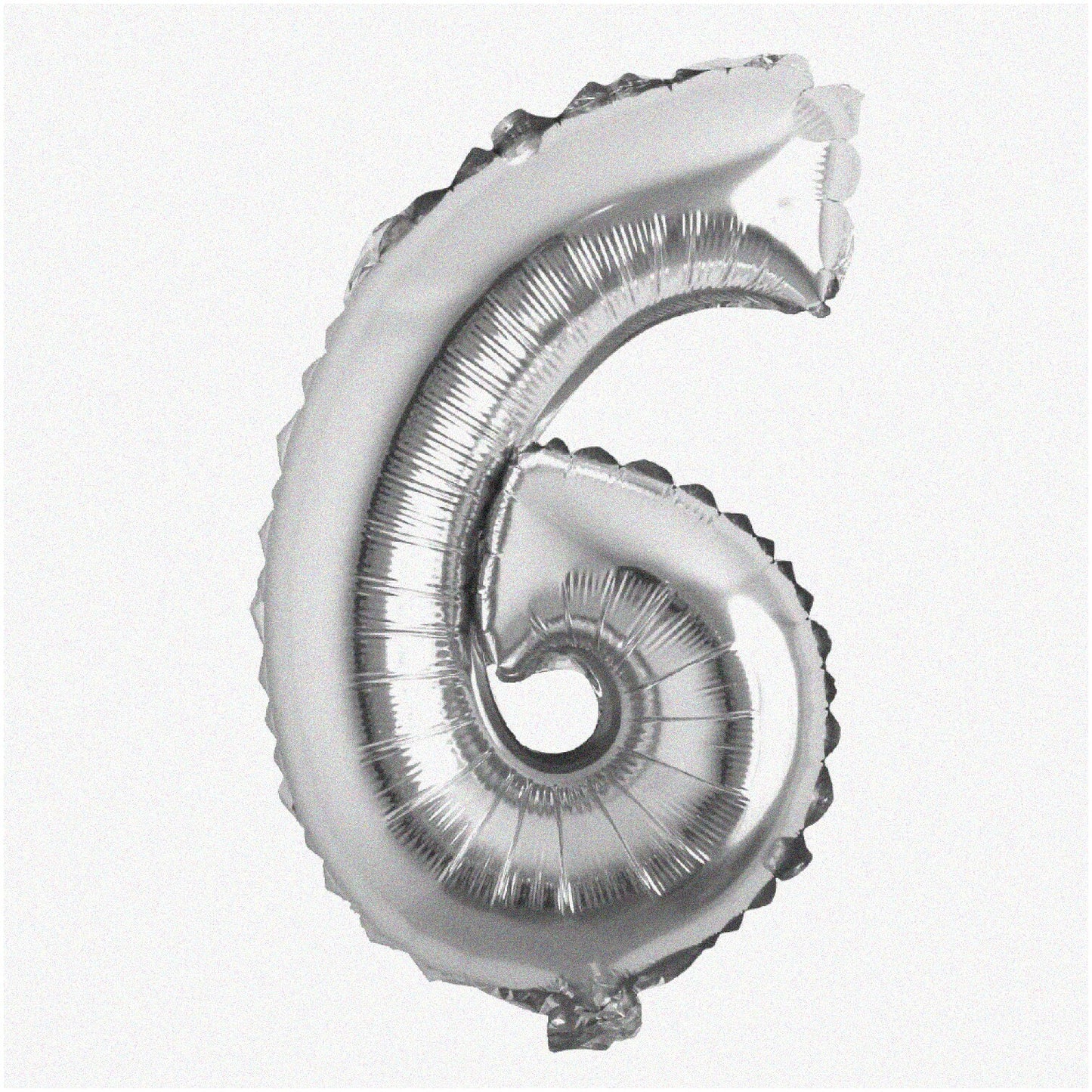 Silver Sparkle 16" Alphabet & Number Foil Balloons Set