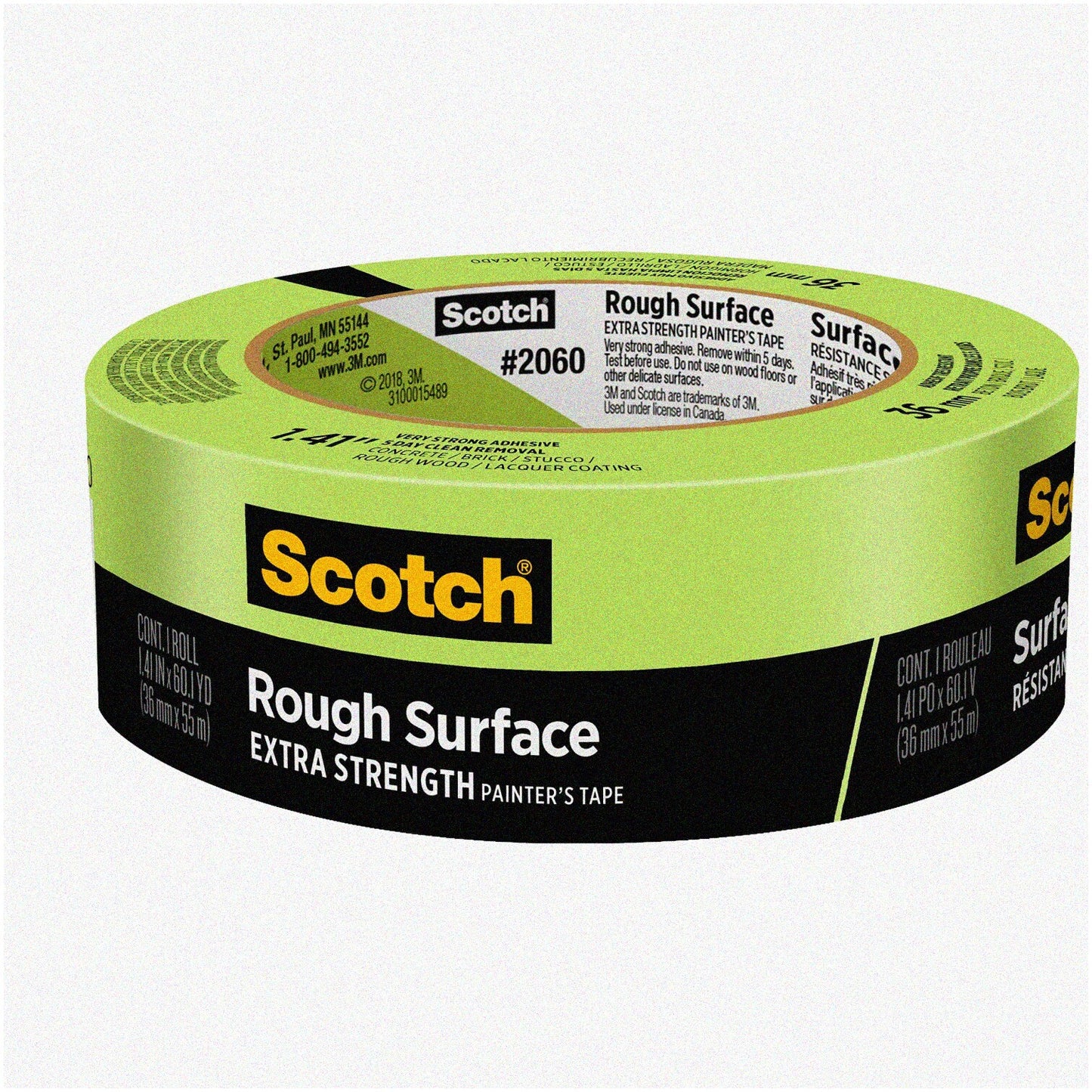 RoughGuard Green Tape 1.41 Inches Surface Protection