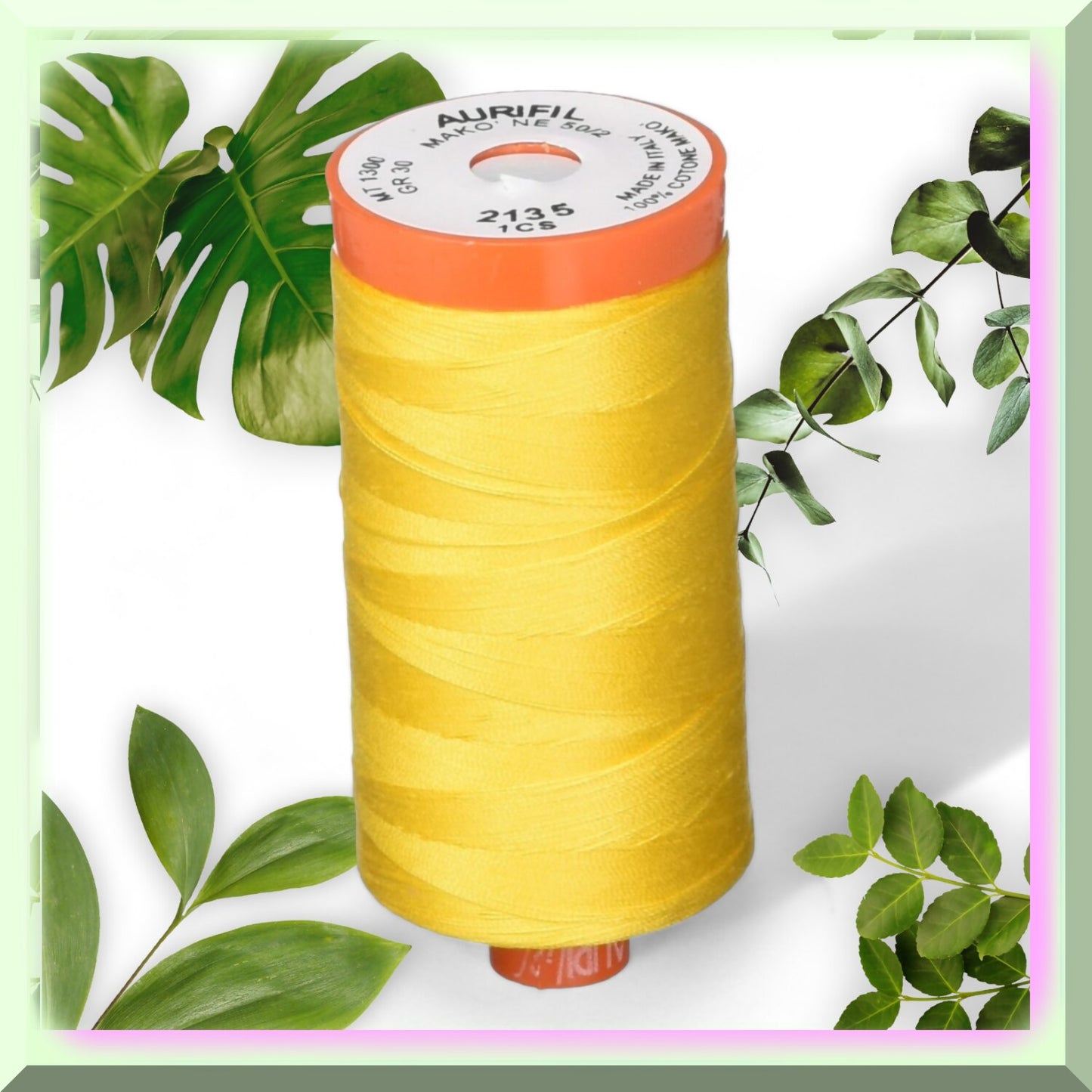 Solid Cotton Thread for Quilting and Embroidery