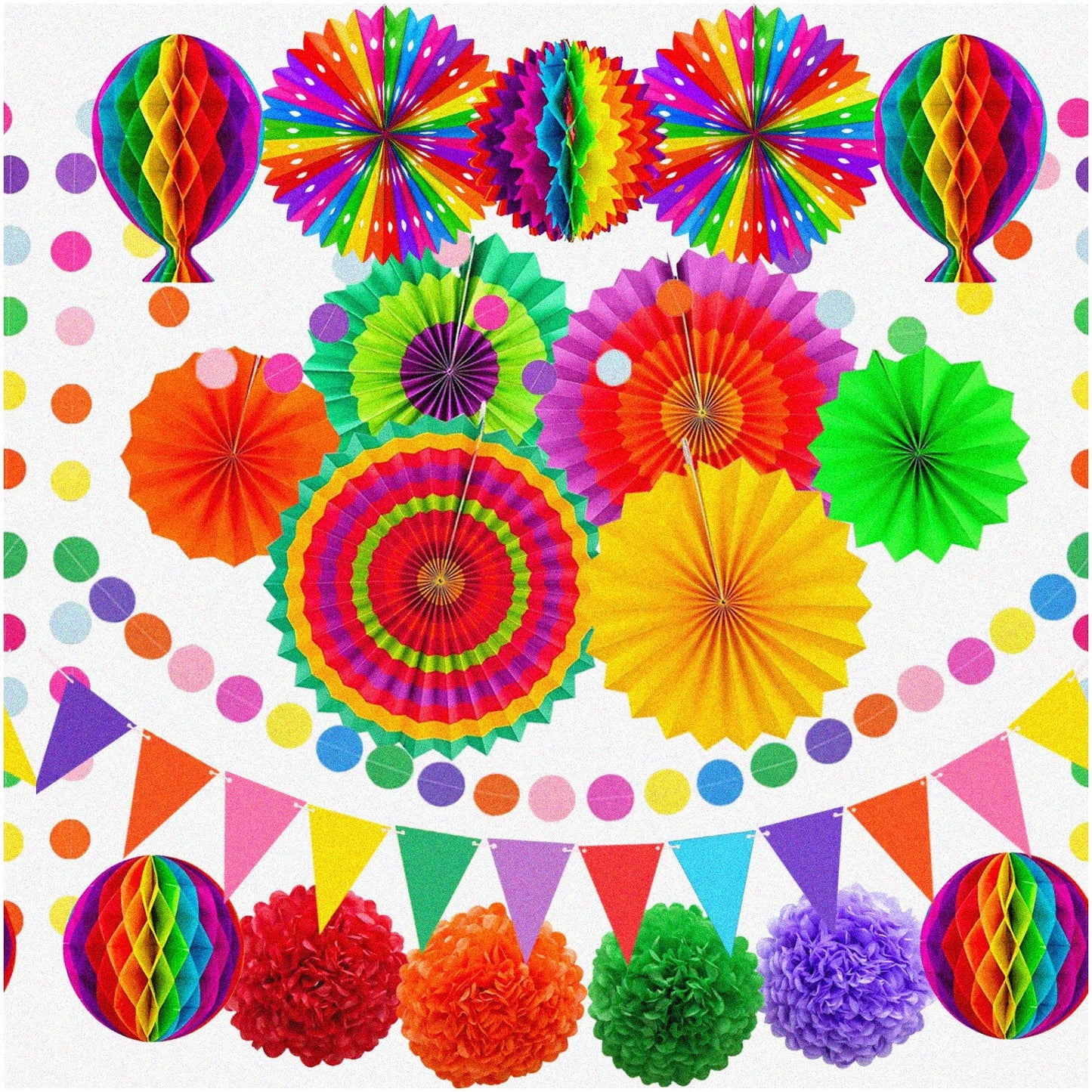Patriotic Party Banner with Glitter Accents