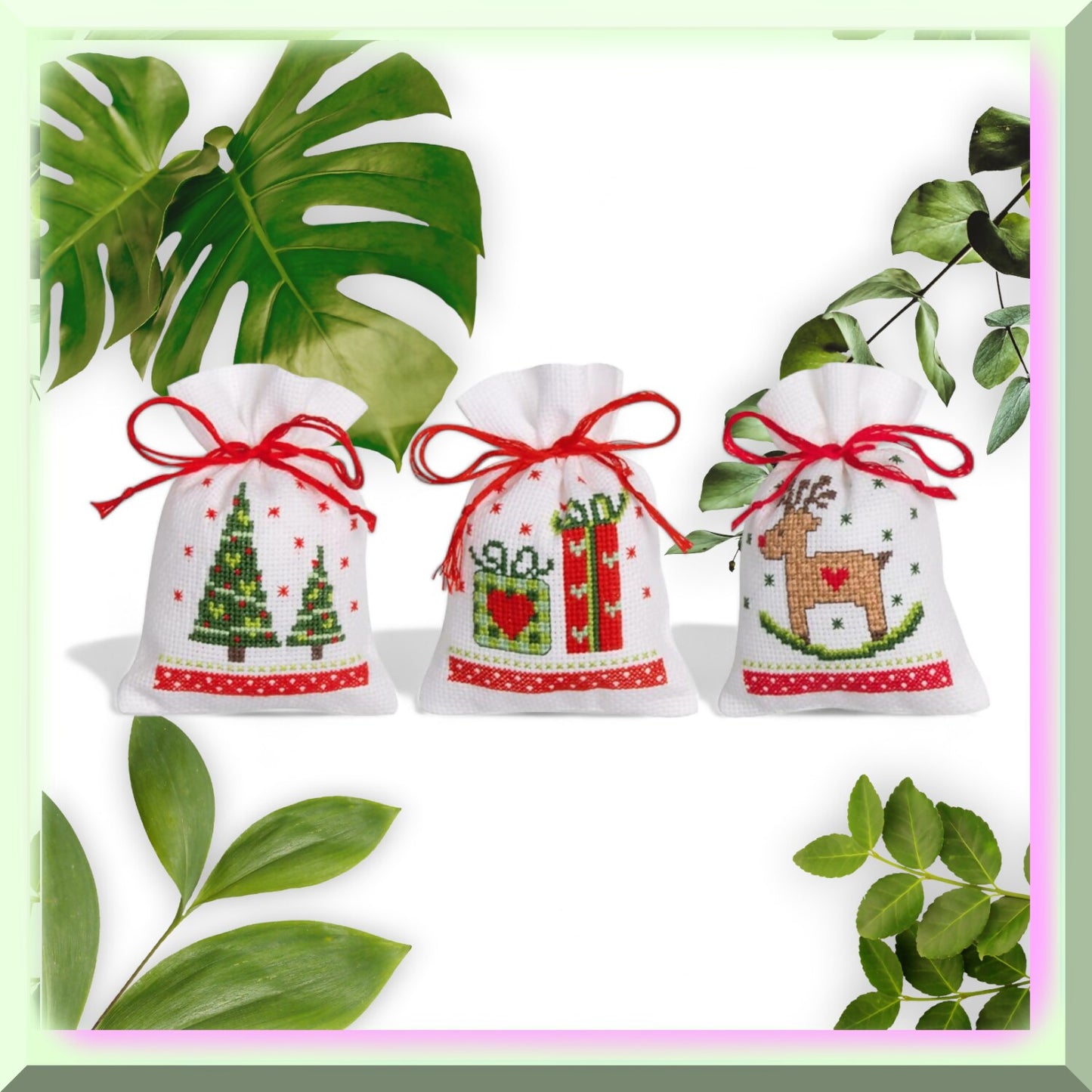 Stitch & Scent Embroidery Kit with 3 Bags