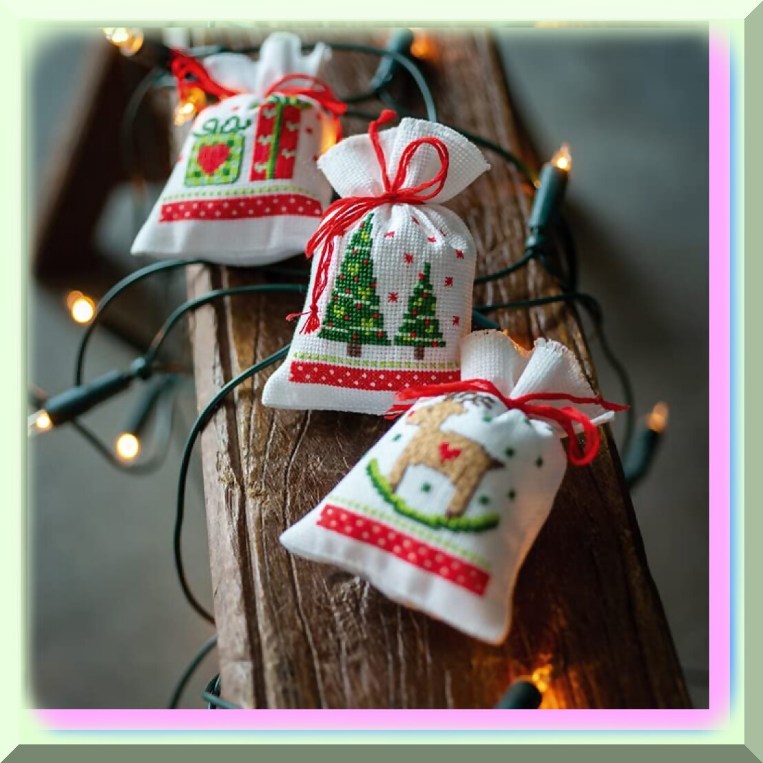 Stitch & Scent Embroidery Kit with 3 Bags